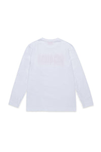 Degradé branded long-sleeved T-shirt