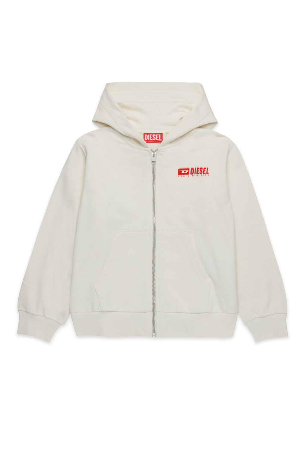 Hooded sweatshirt with degradé logo