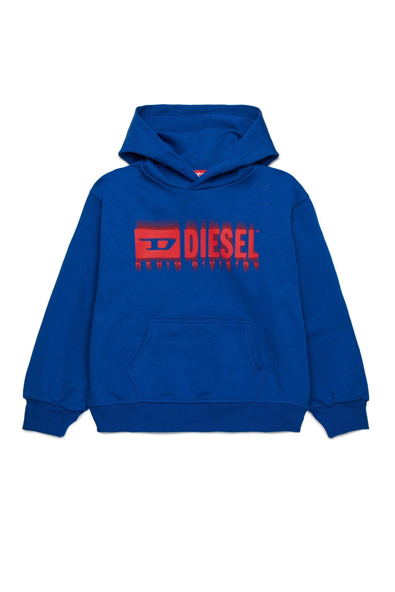 Hooded sweatshirt with degradé logo 