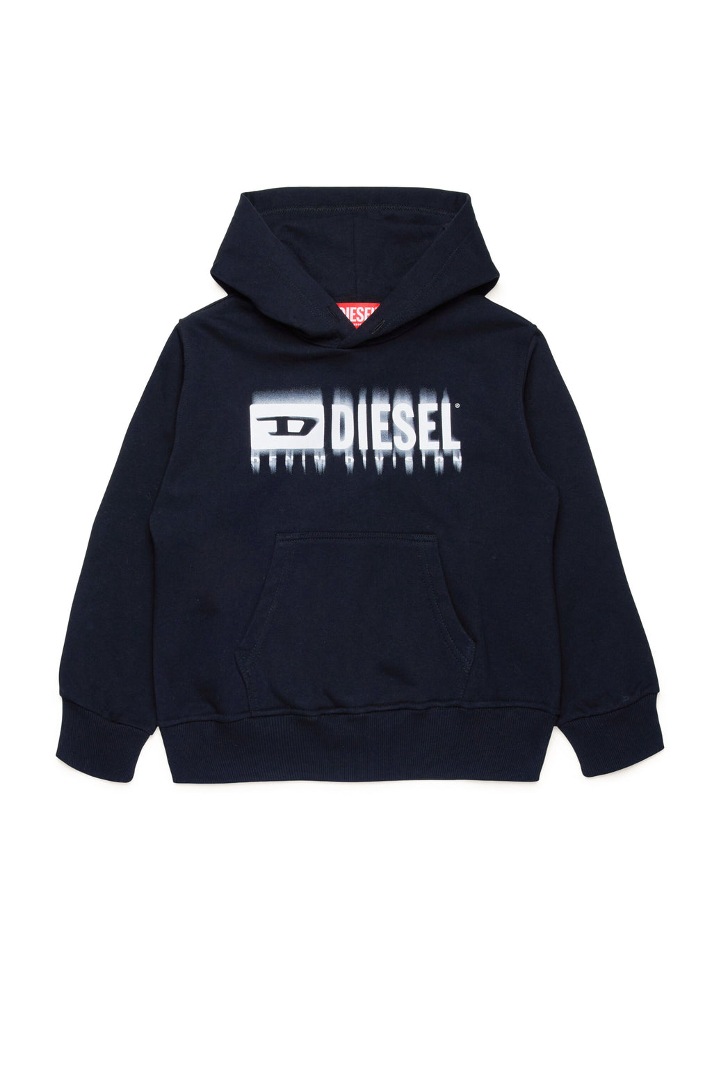 Hooded sweatshirt with degradé logo