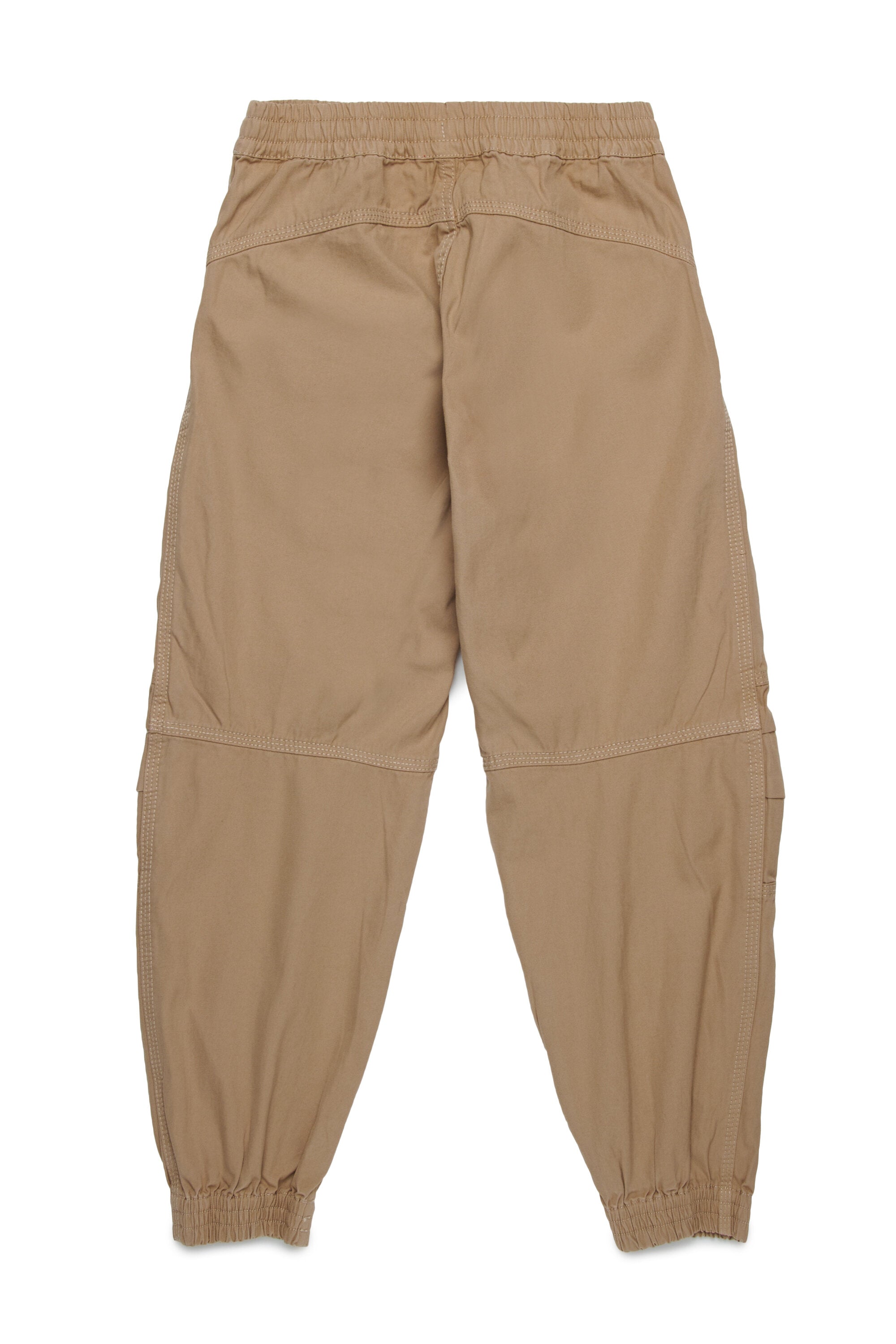 Pantalón cargo de tejido gabardina con logo oval D