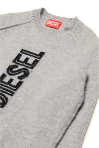 Jersey de lana con logo en contraste