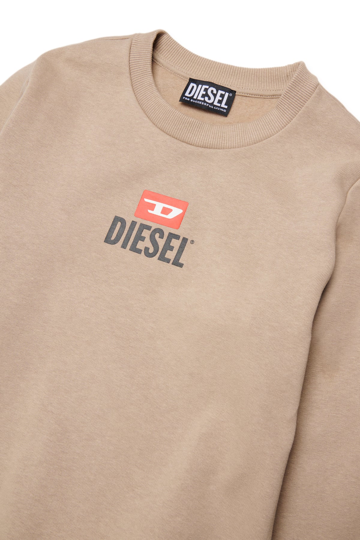 Crew-neck sweatshirt with logo