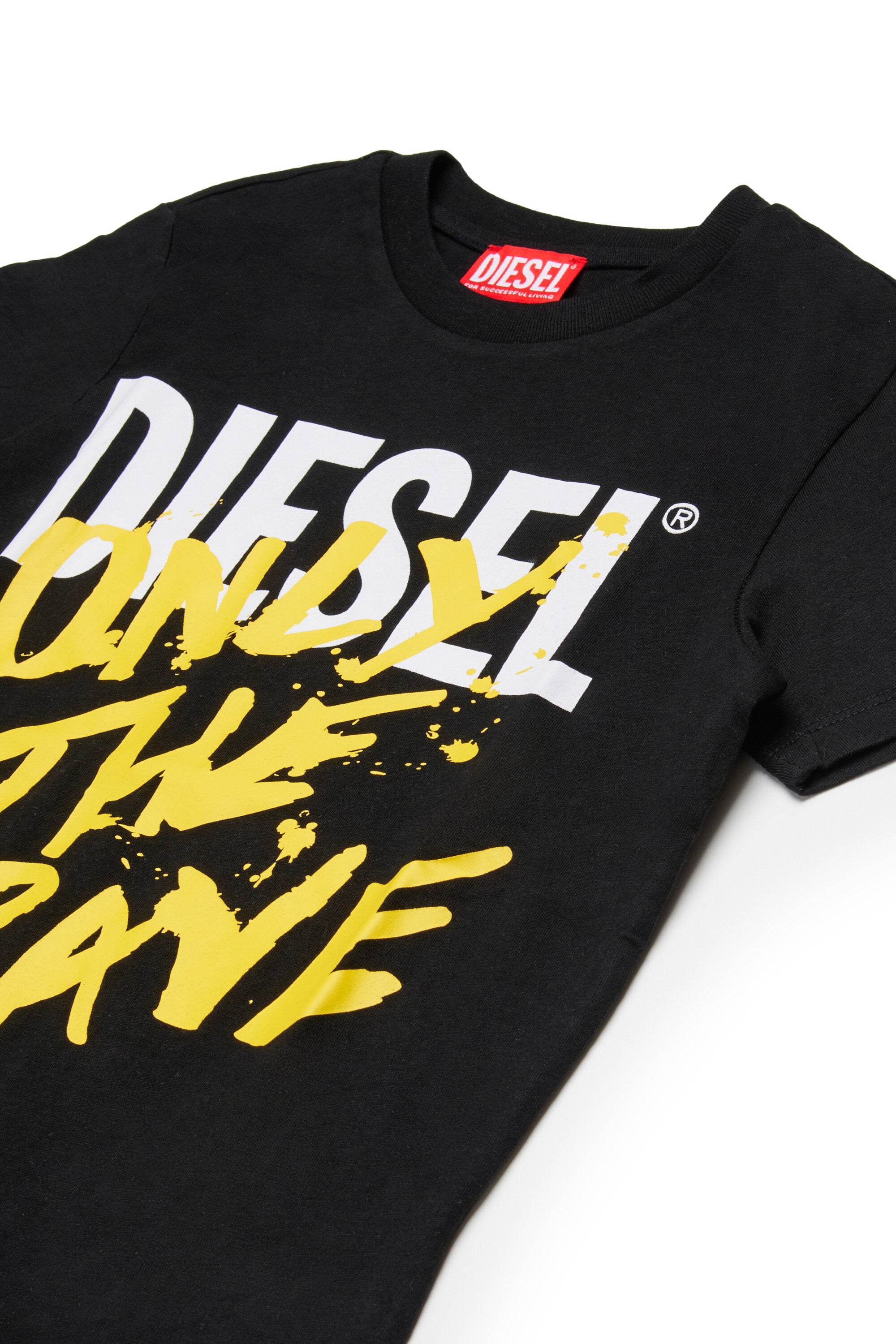 Jersey T-shirt with Diesel Only the Brave logo | BRAVE KID