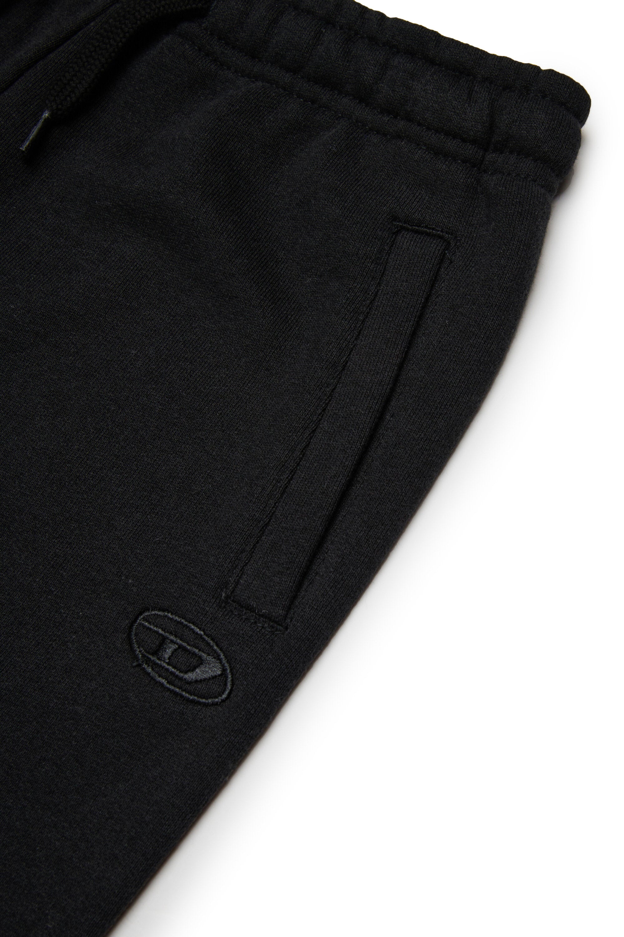 Fleece jogger pants with maxi Oval D logo