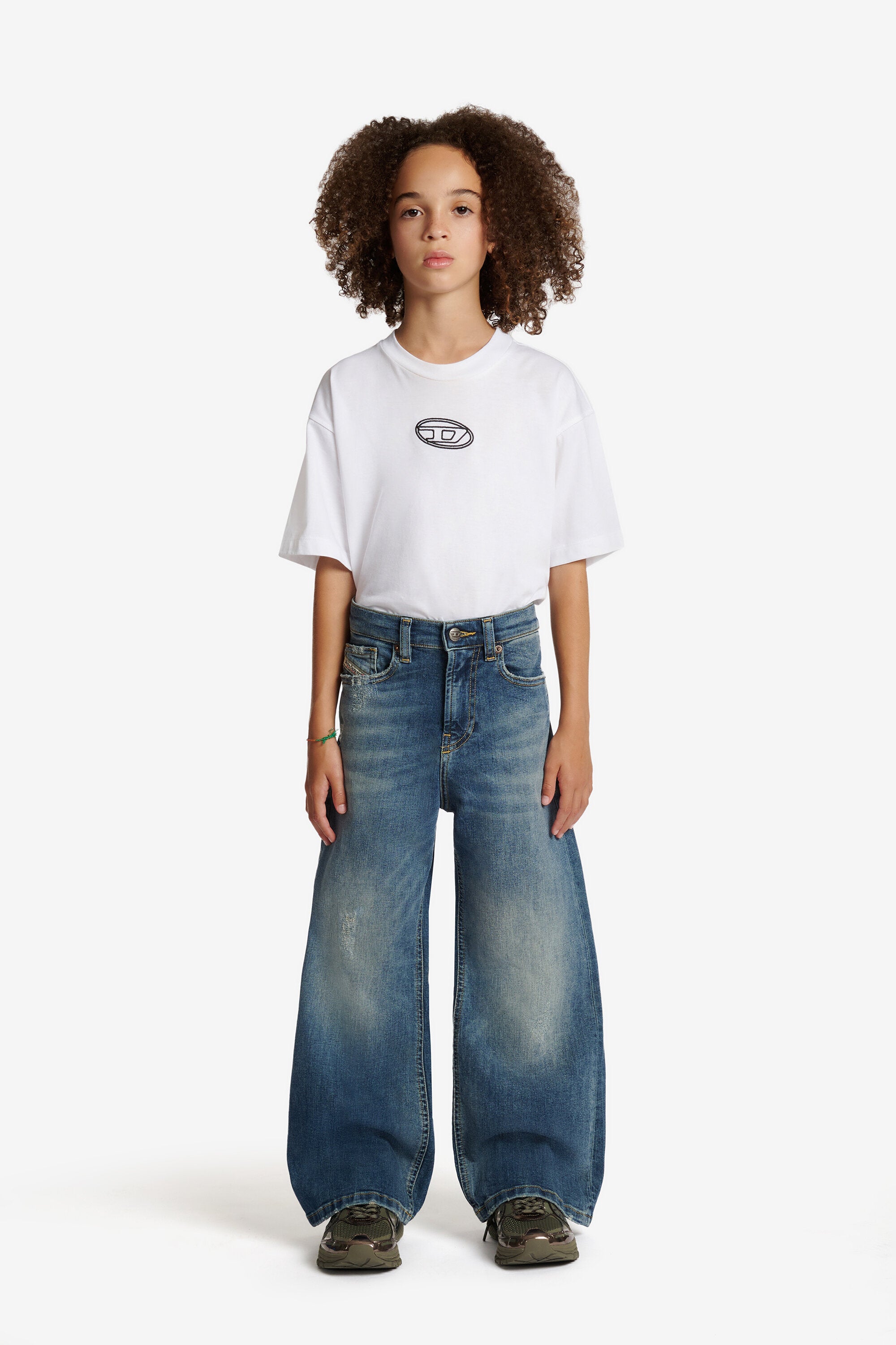 Relaxed-fit jeans with medium blue wash - D-Argjx