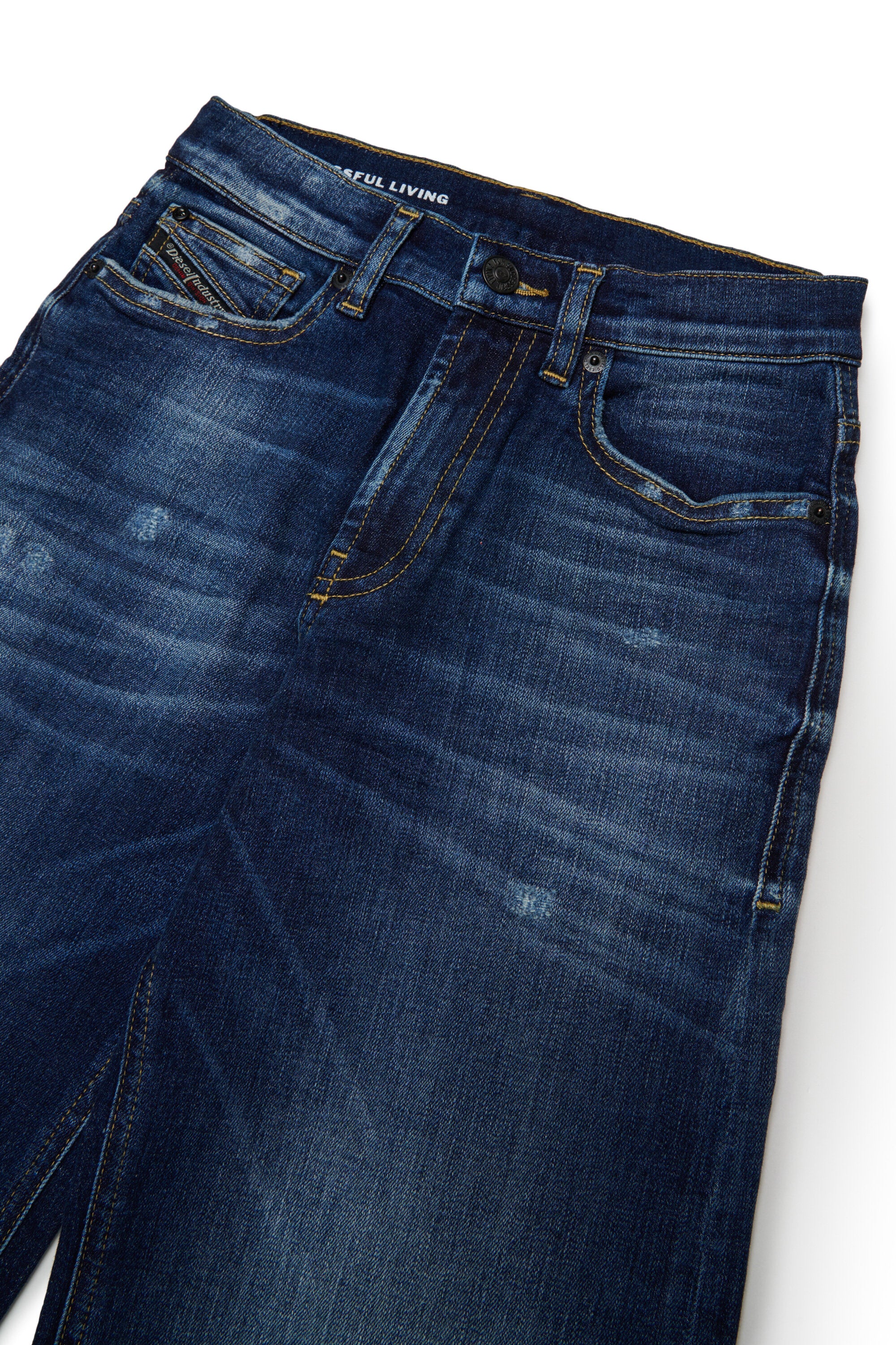 Jeans de corte holgado lavado azul medio - D-Argjx