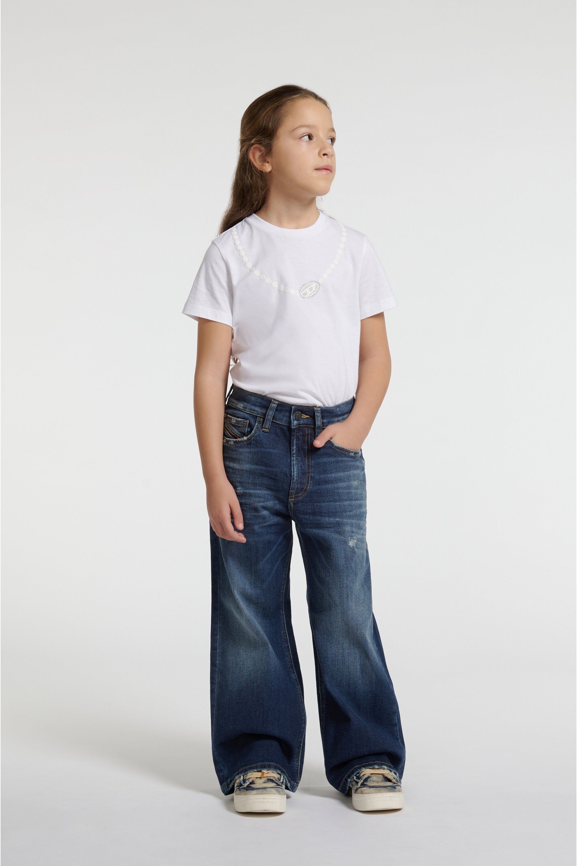 Jeans de corte holgado lavado azul medio - D-Argjx