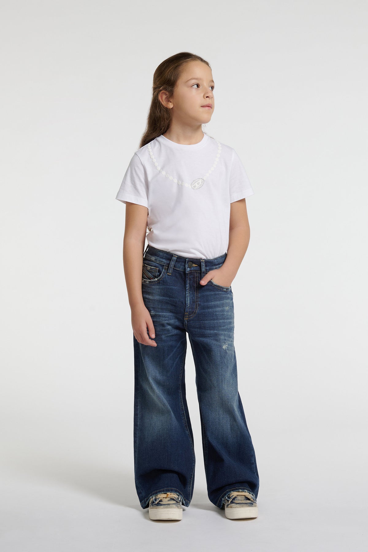 Jeans de corte holgado lavado azul medio - D-Argjx