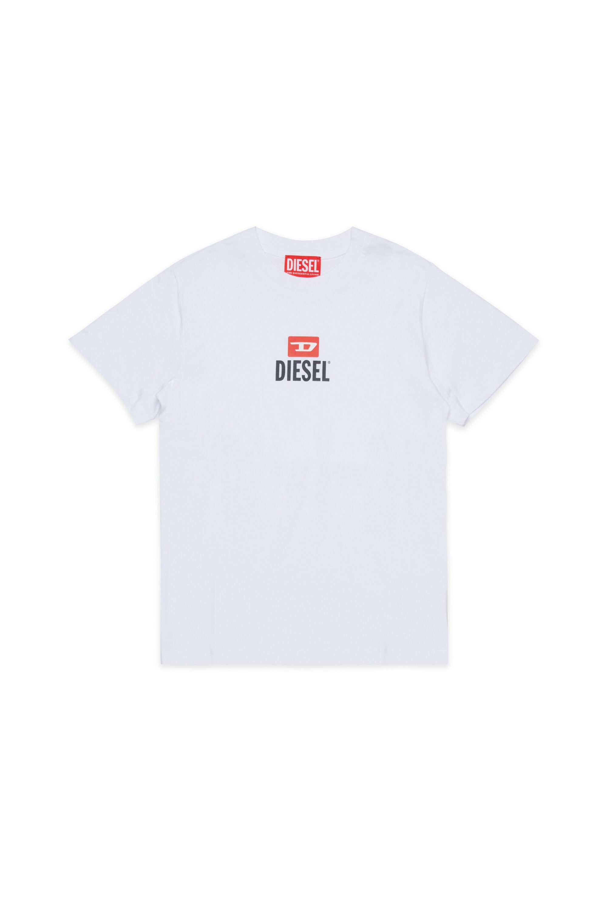 Camiseta con logo D Diesel