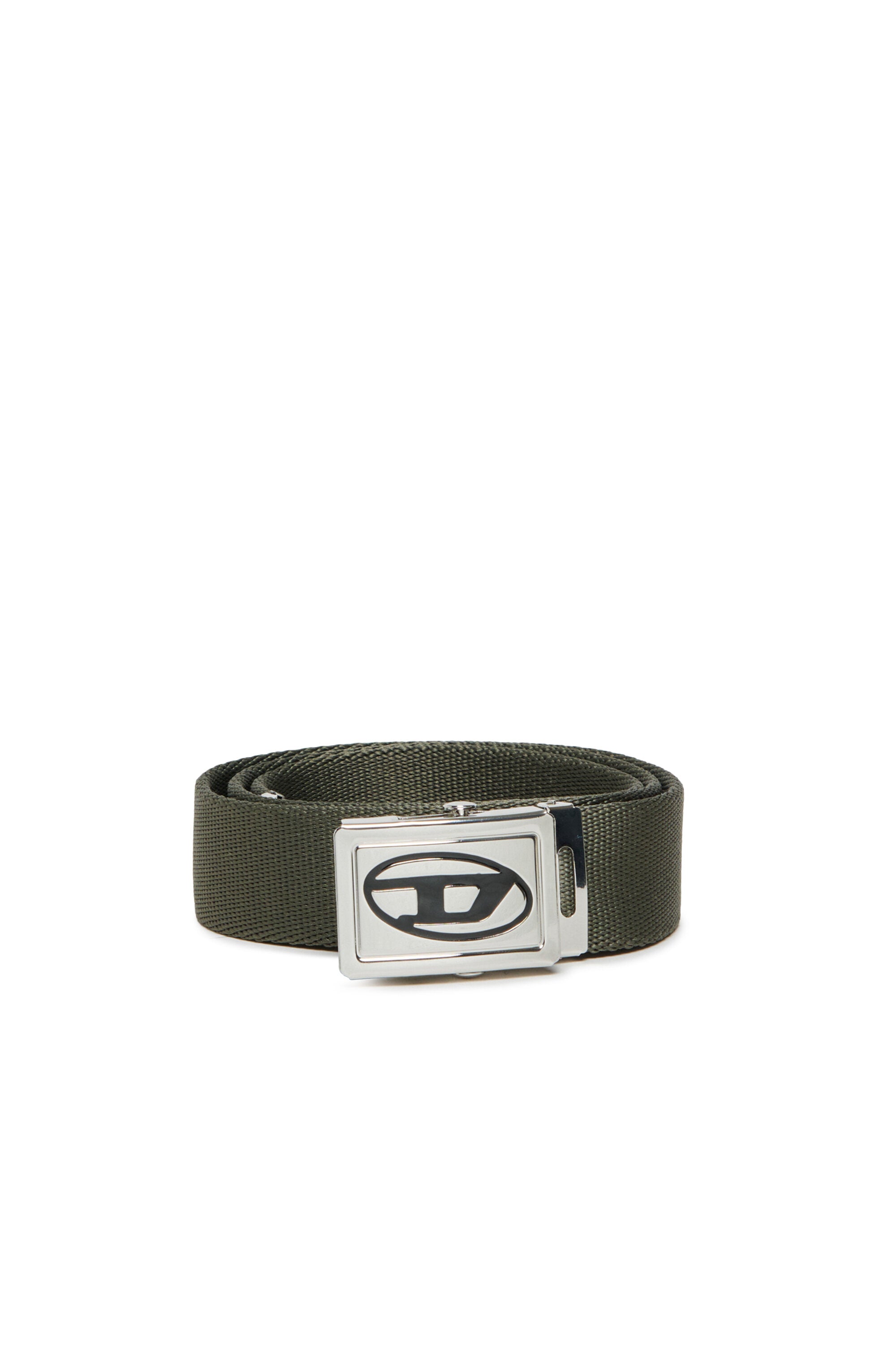 Oval D branded canvas belt