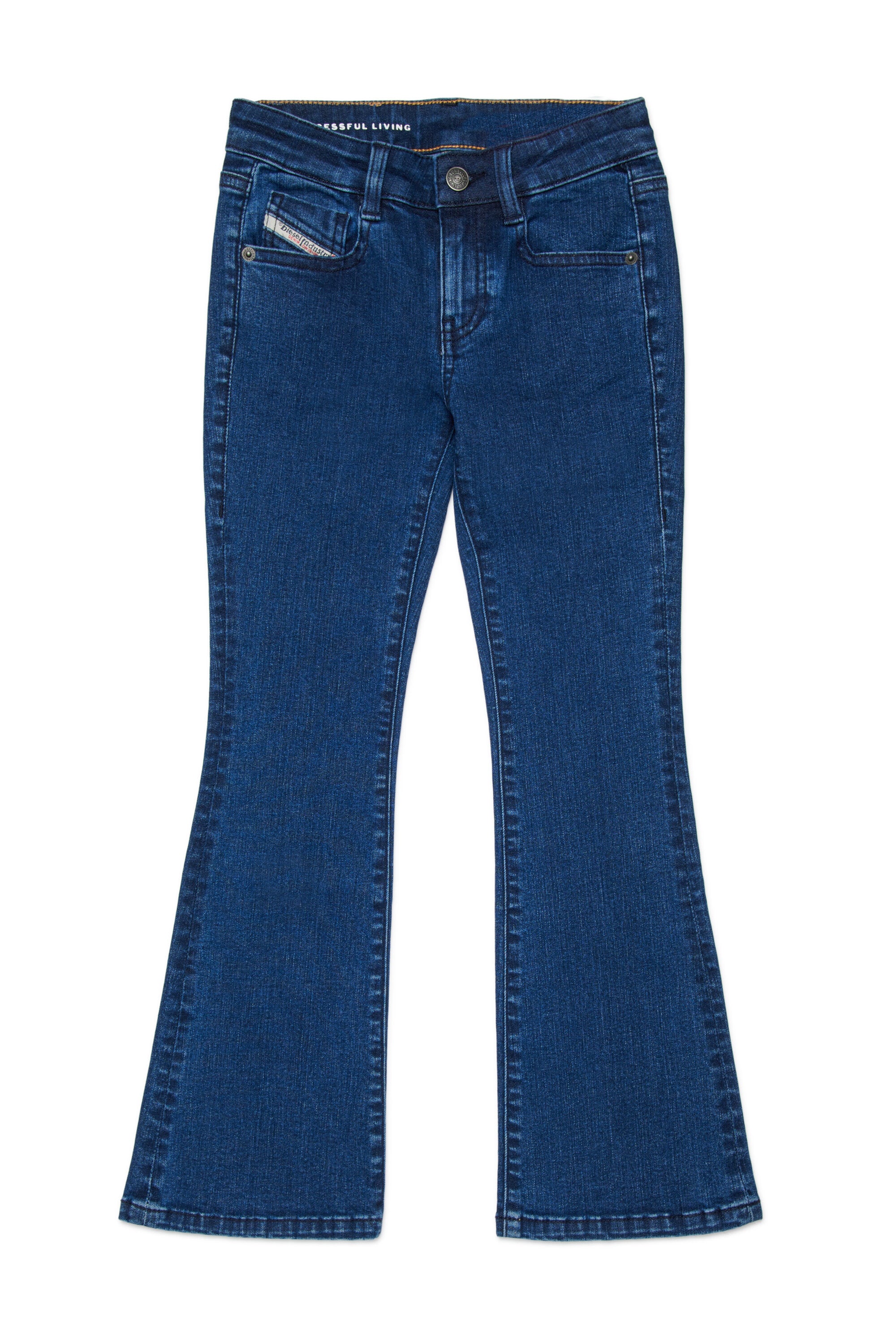 Jeans bootcut de corte flare azul medio - D-Arry