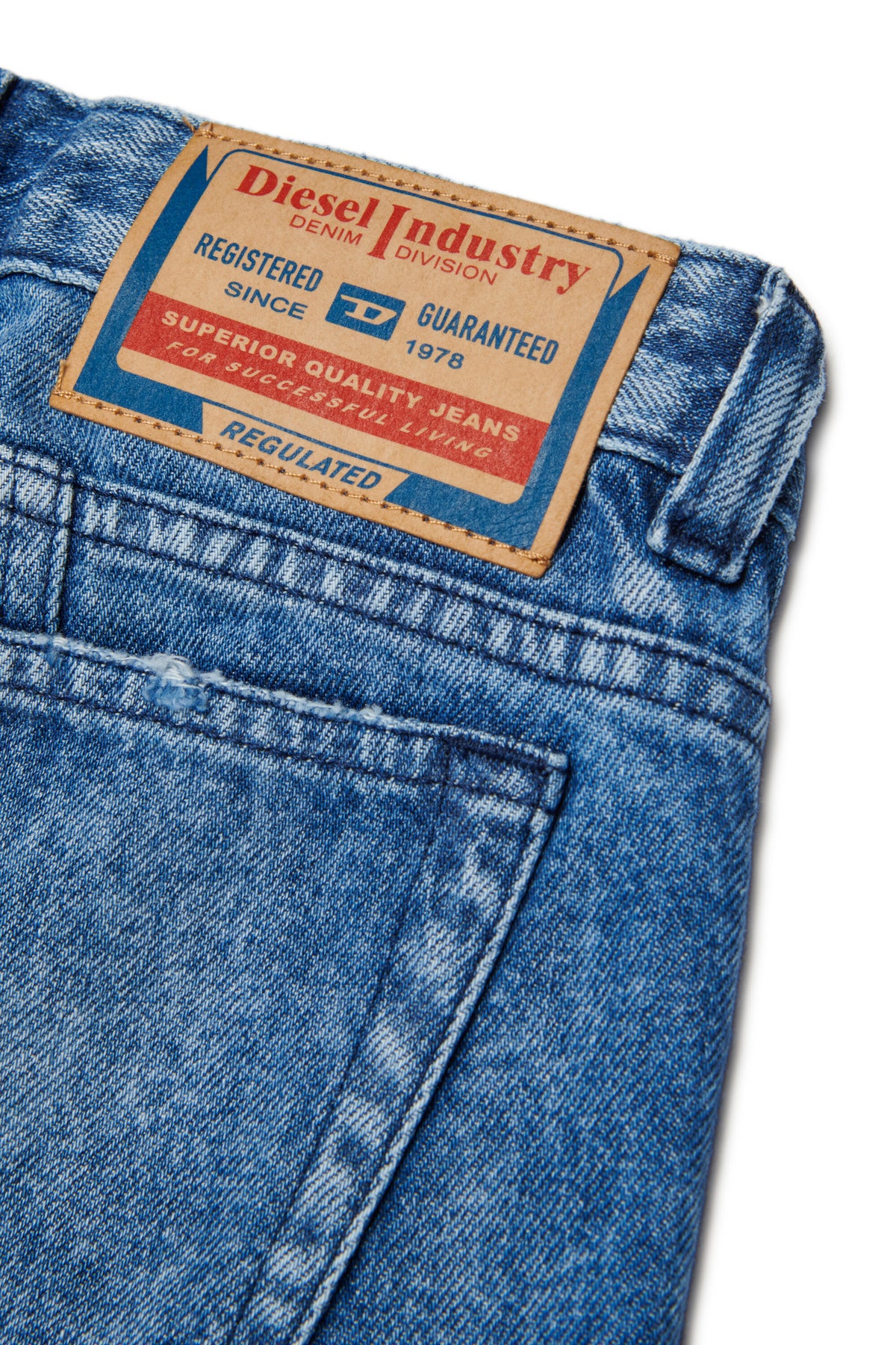 Jeans flare fit lavado azul medio - D-Pam