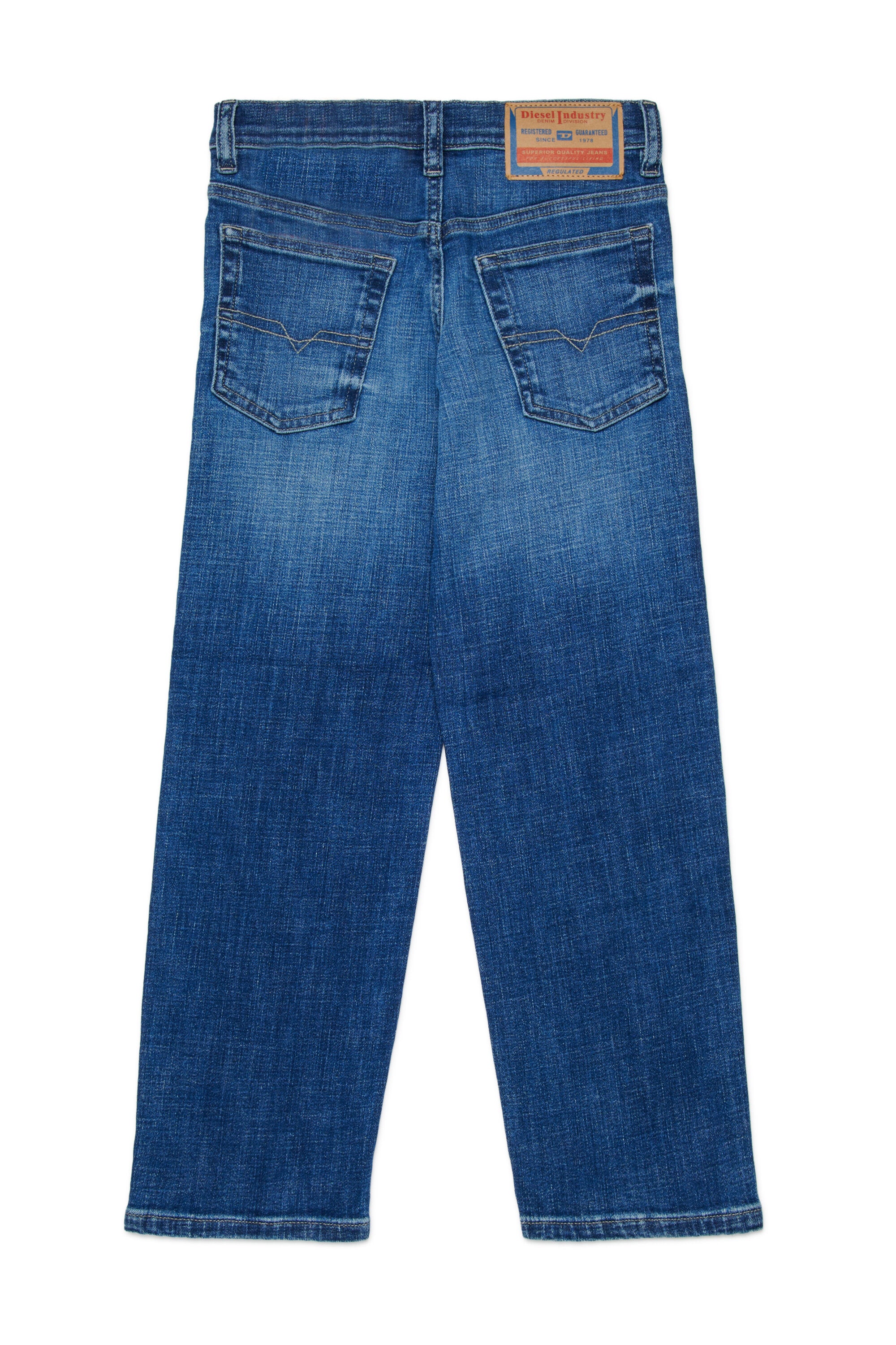 Jeans relaxed fit lavado azul medio - D-Maki