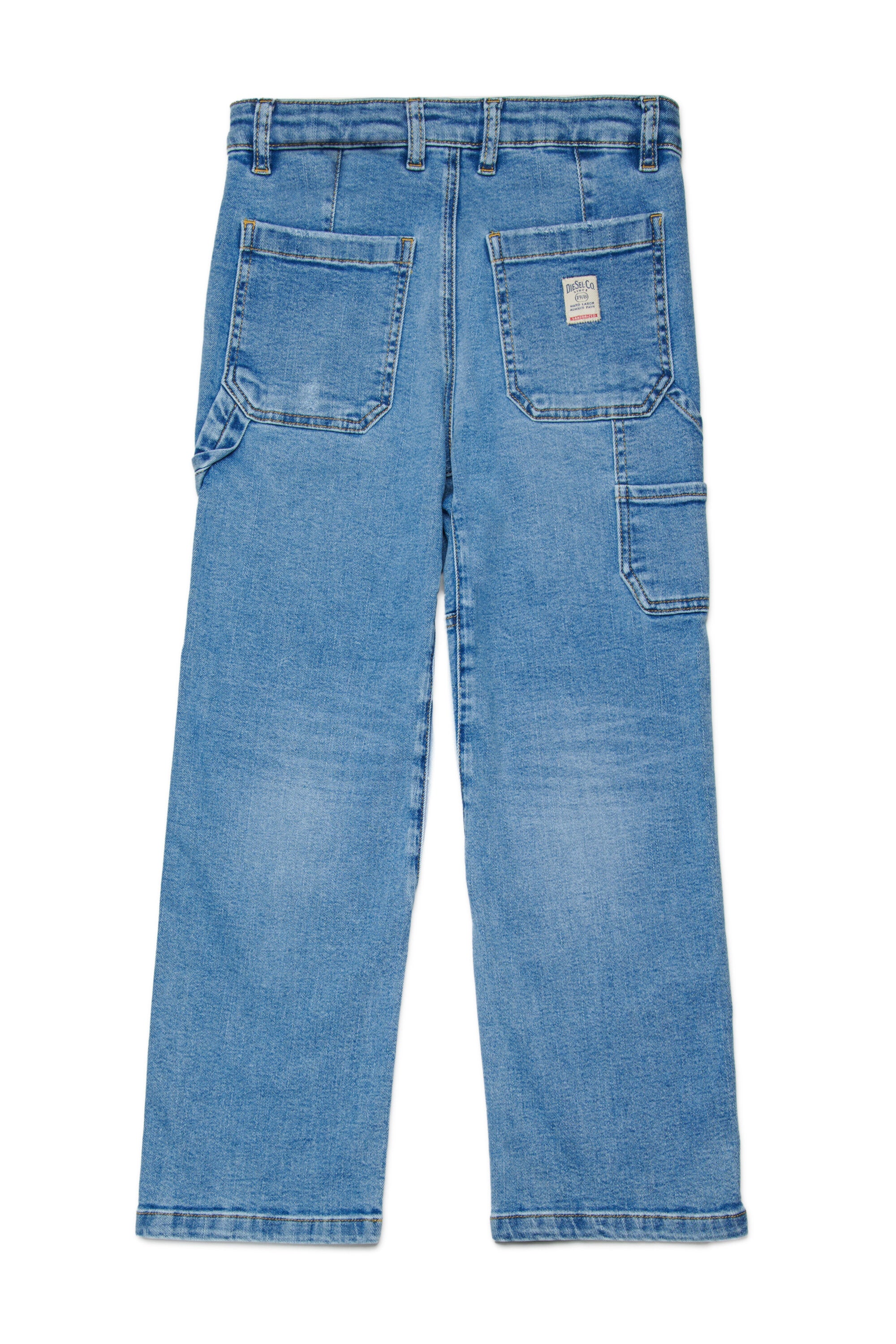 Relaxed fit jeans in light blue wash - D-Bart