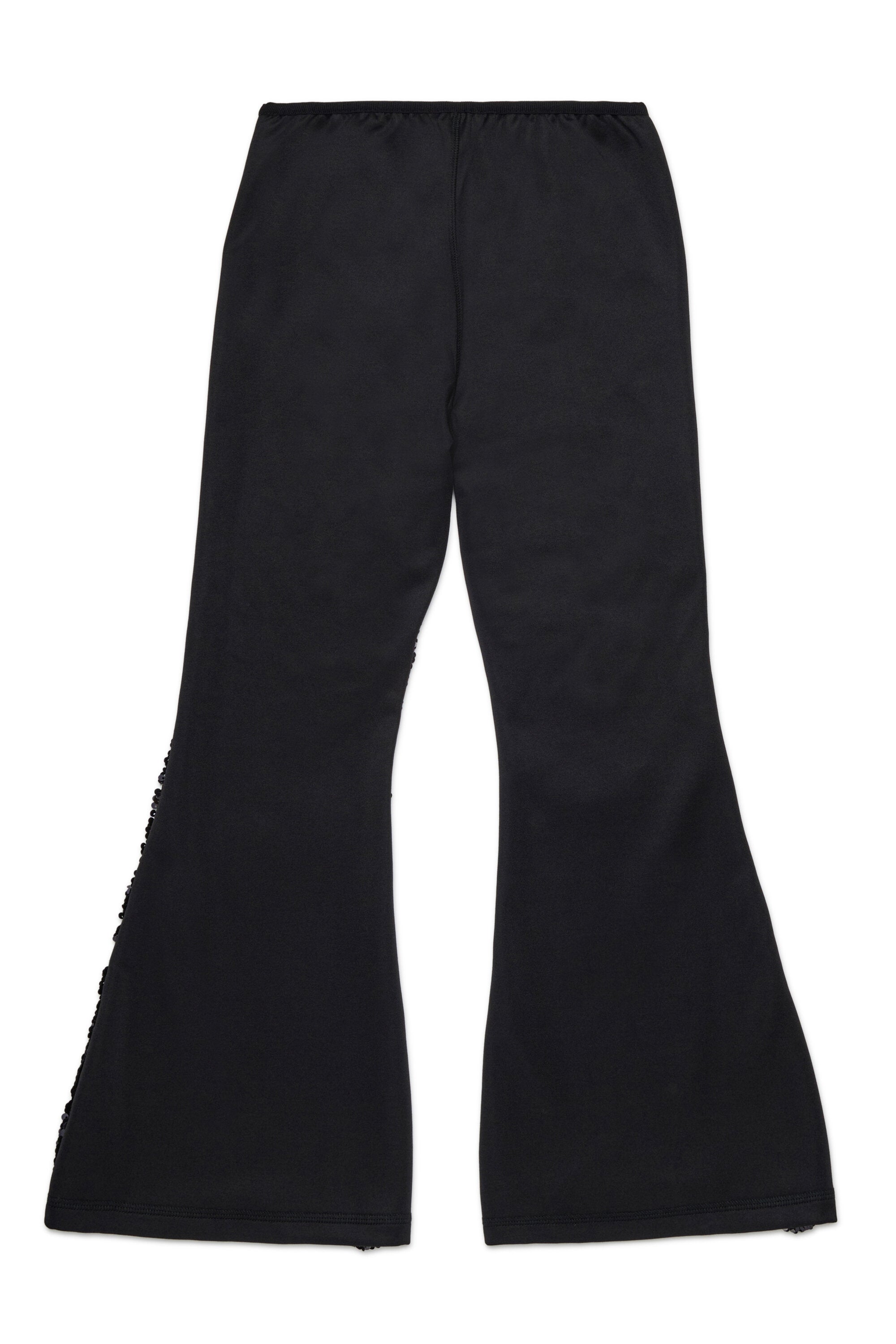 Sequined flare pants