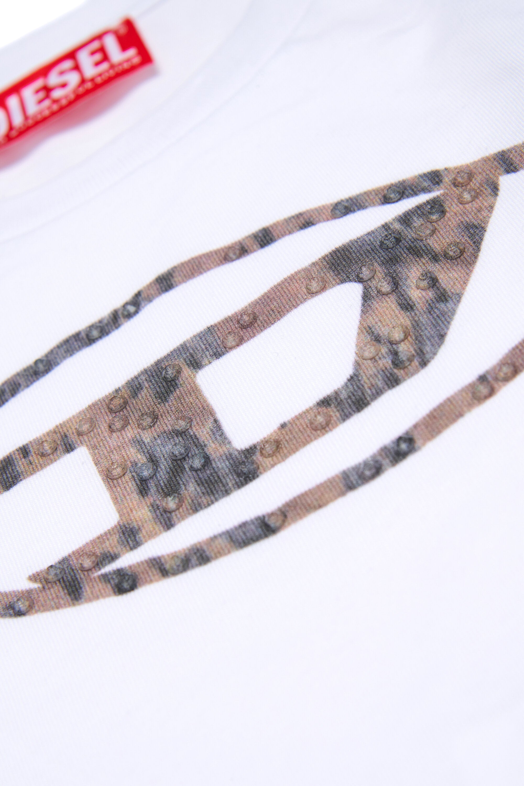 Camiseta de manga larga con logotipo Oval D Acid Rain