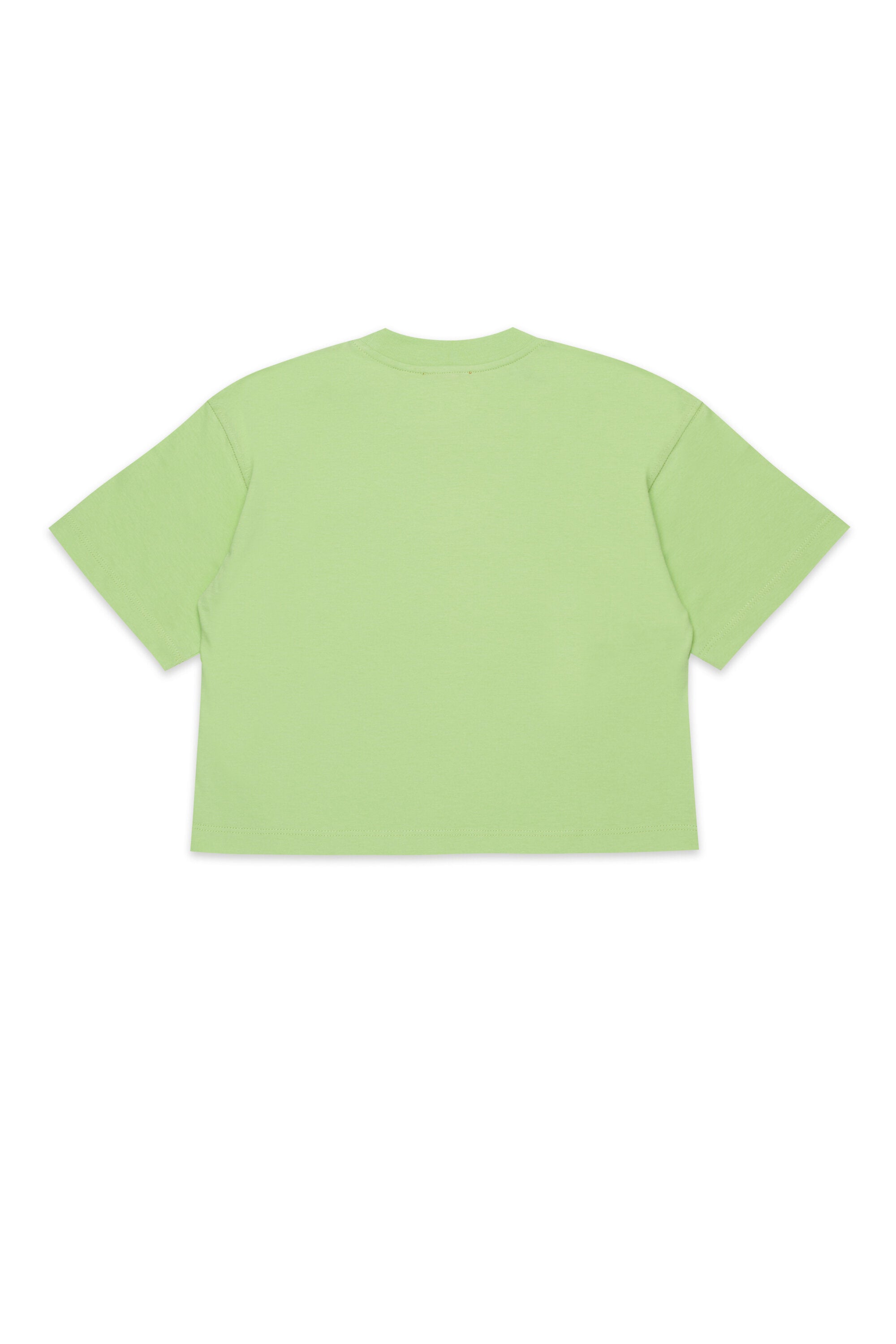 Boxy jersey T-shirt branded with Oval D logo