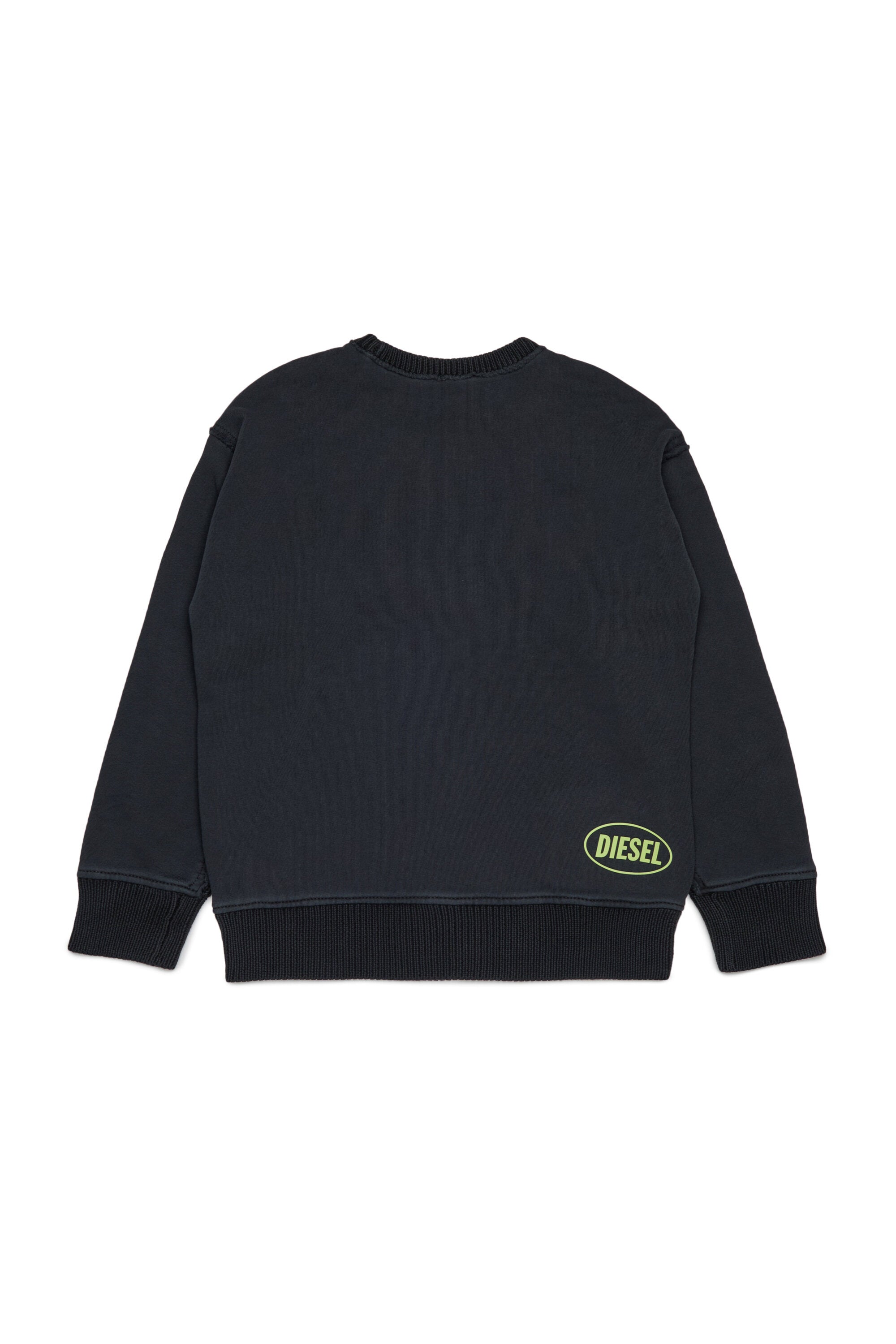 Jersey de felpa y efecto used