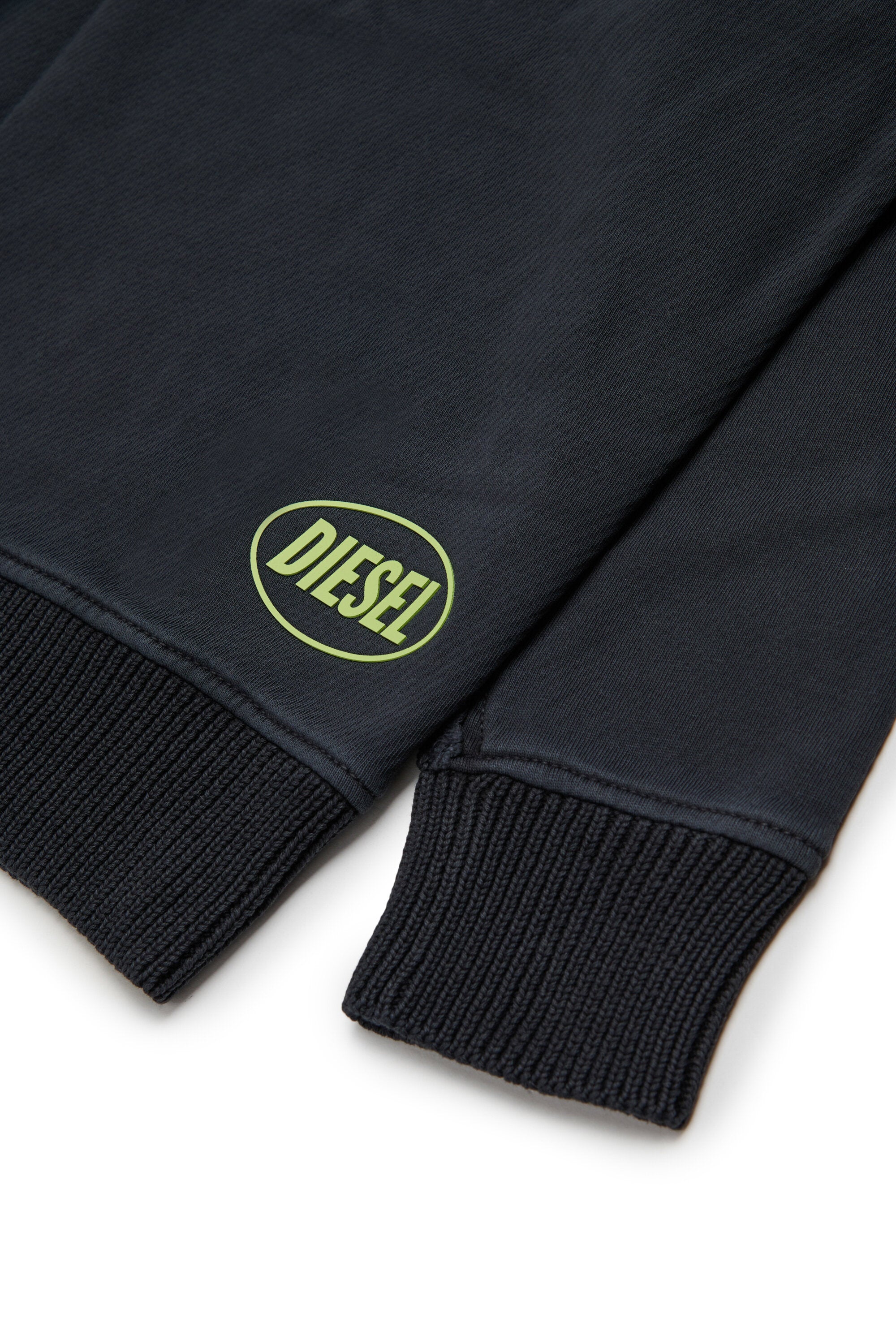 Jersey de felpa y efecto used