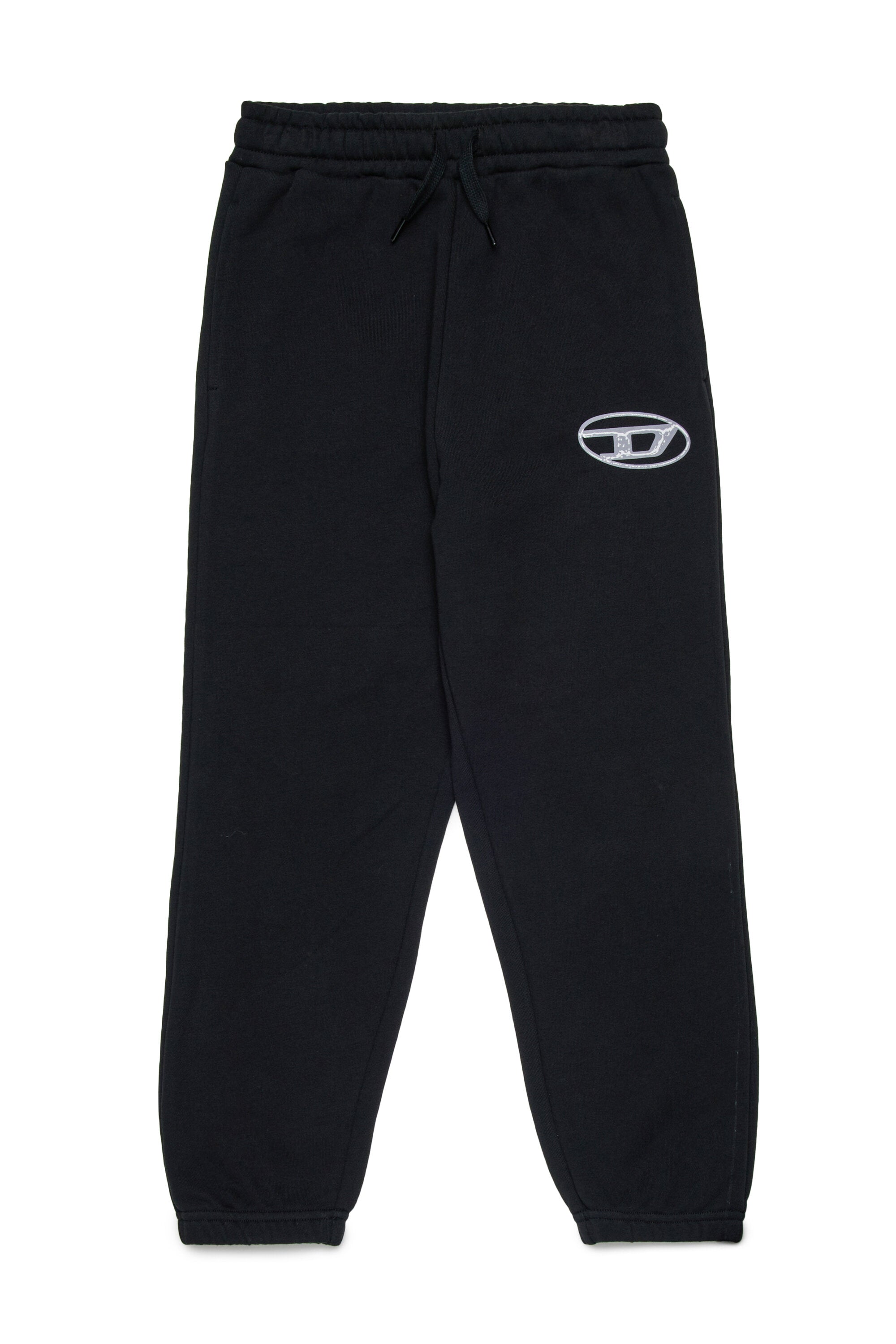 Pantalones deportivos con logotipo Oval D bicolor