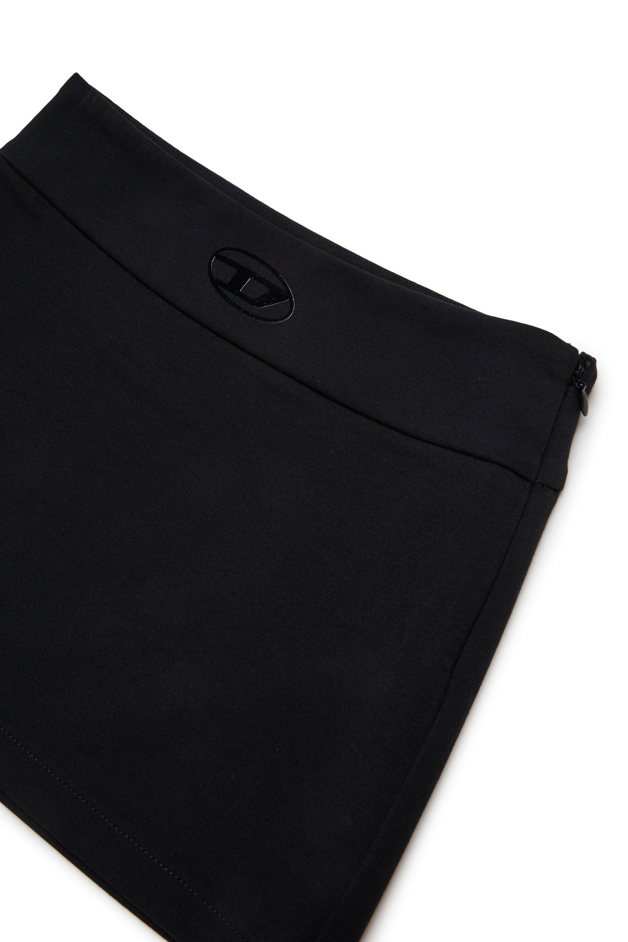 Minifalda Punto Milano con logotipo Oval D