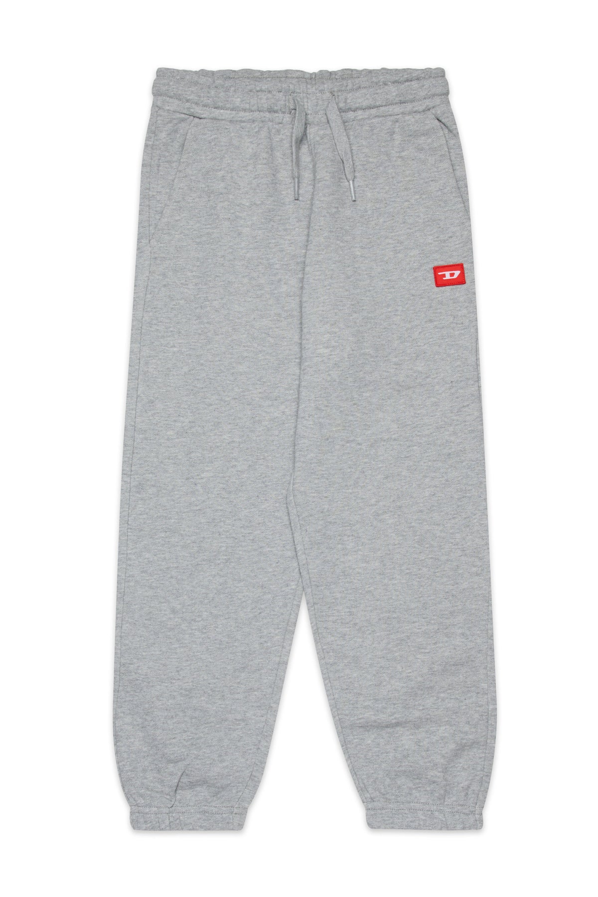 Jogger pants with red D patch