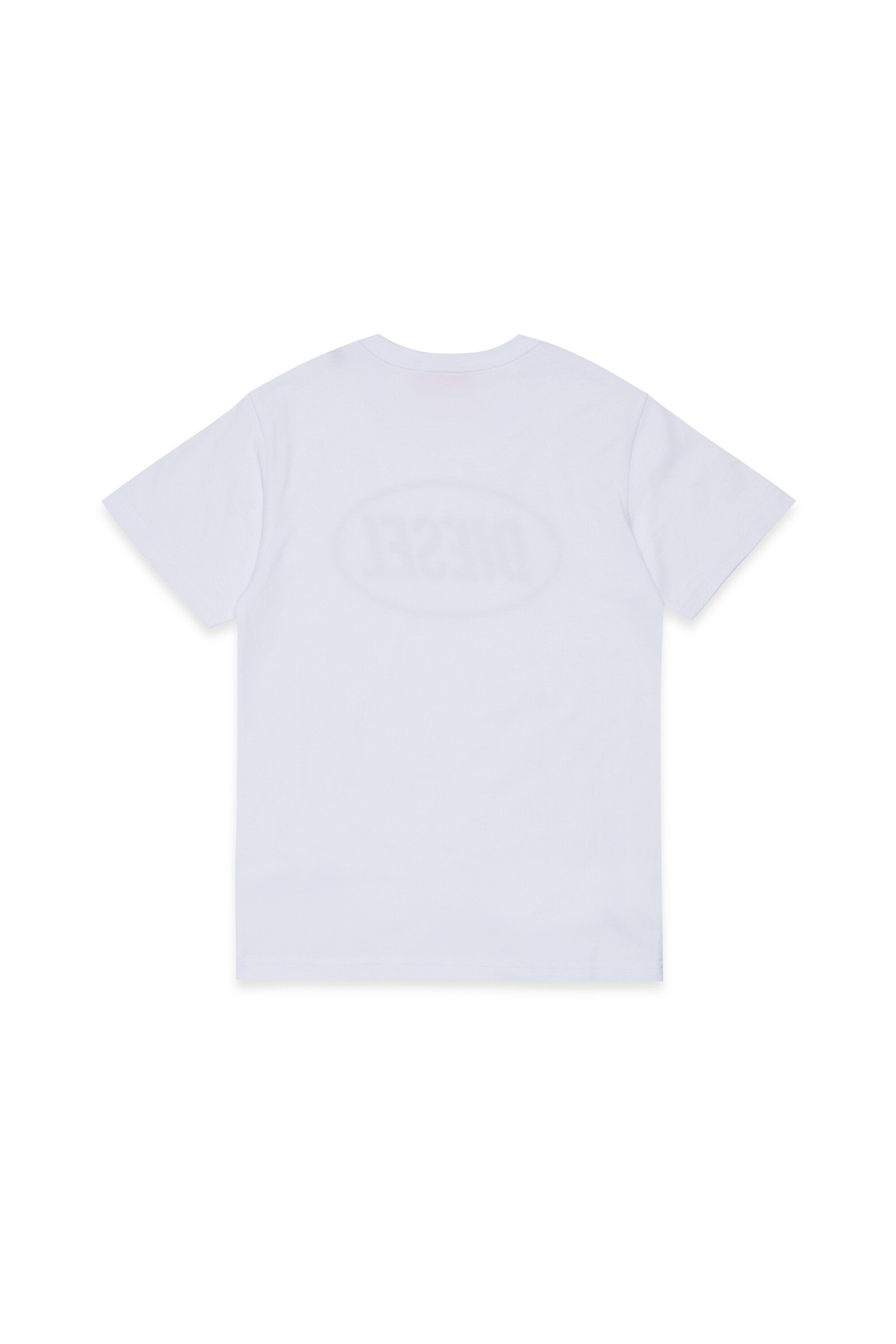 Cotton jersey T-shirt branded with Oval Diesel logo