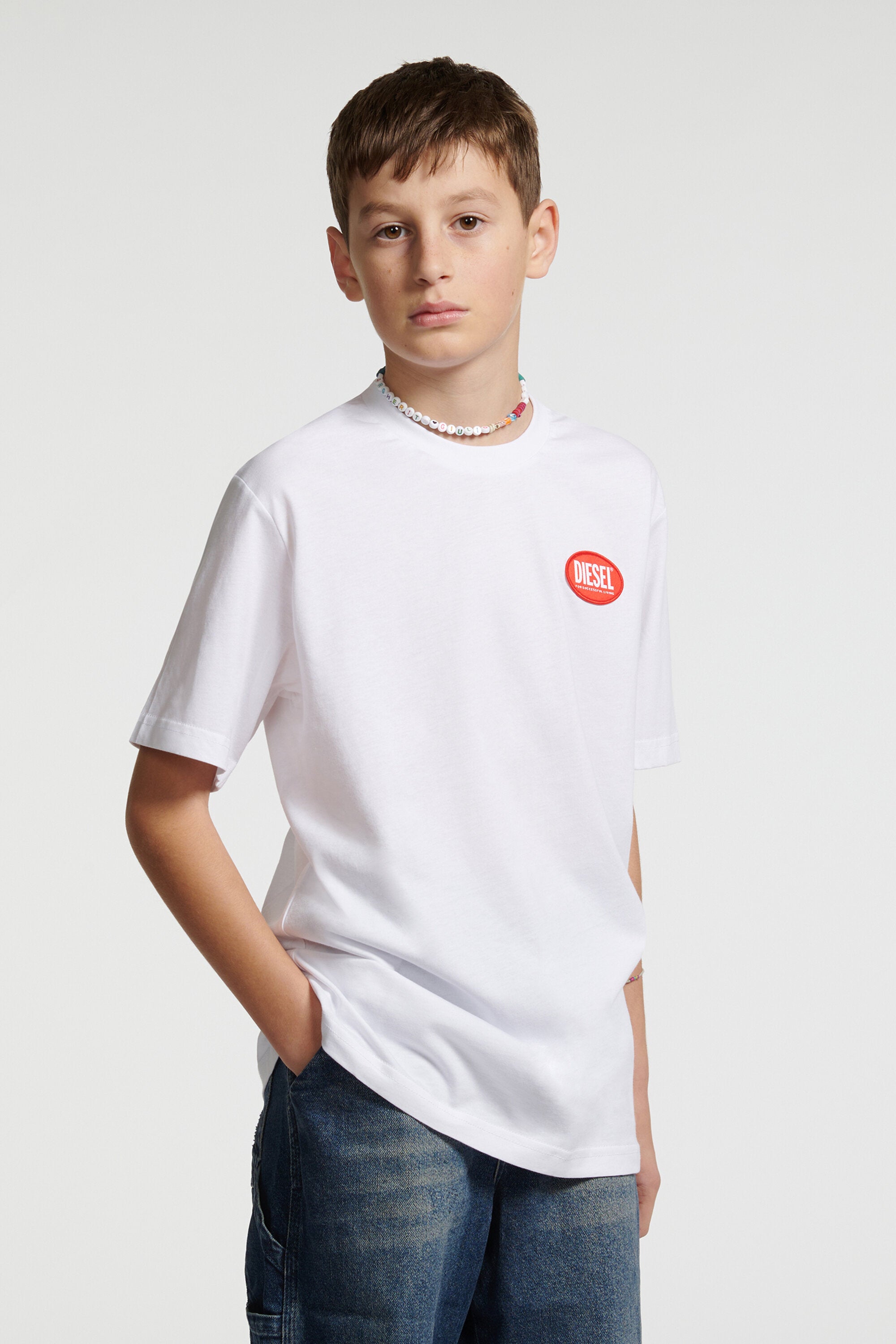 Diesel Oval Label jersey T-shirt