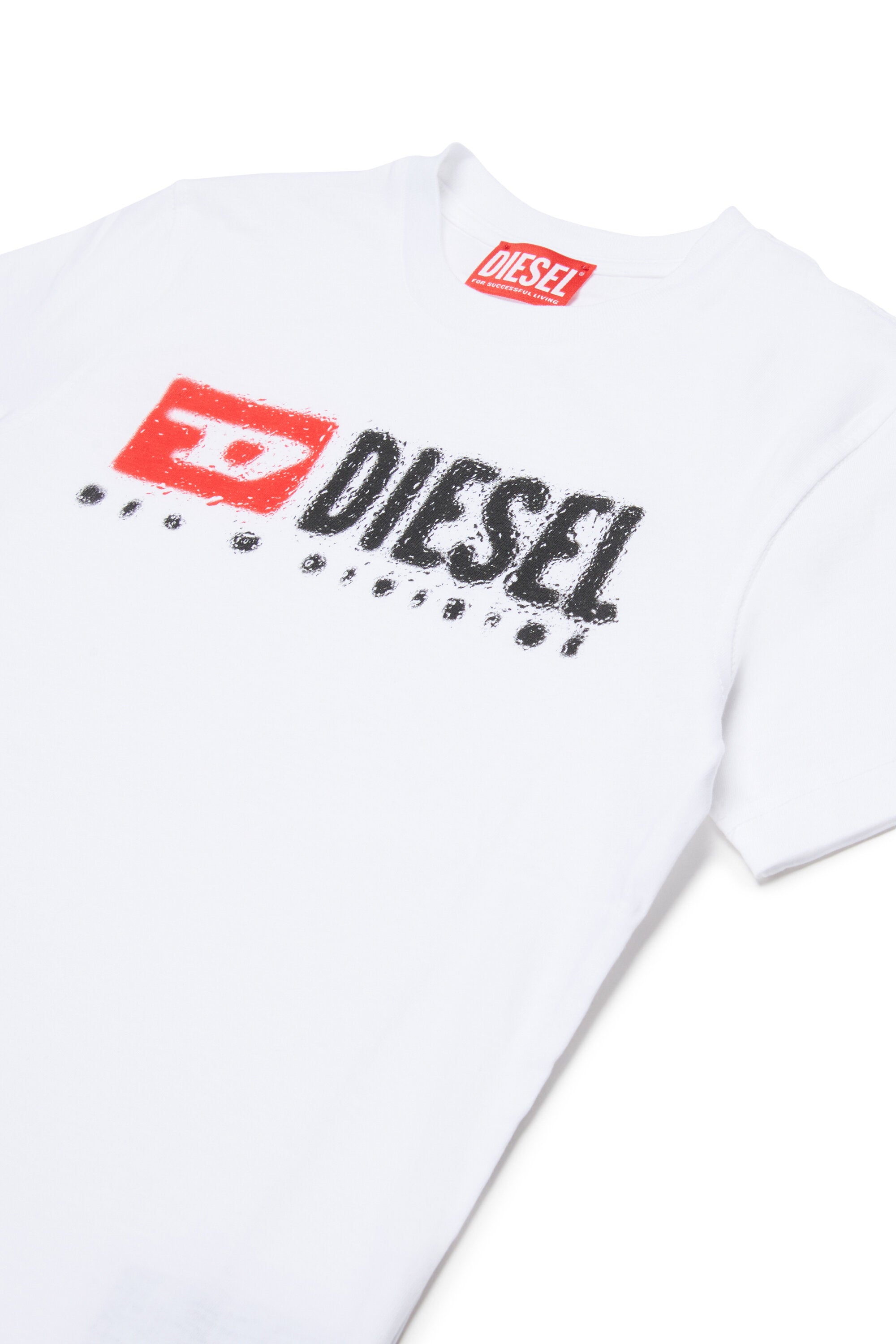Camiseta de jersey con logotipo Diesel Denim Division