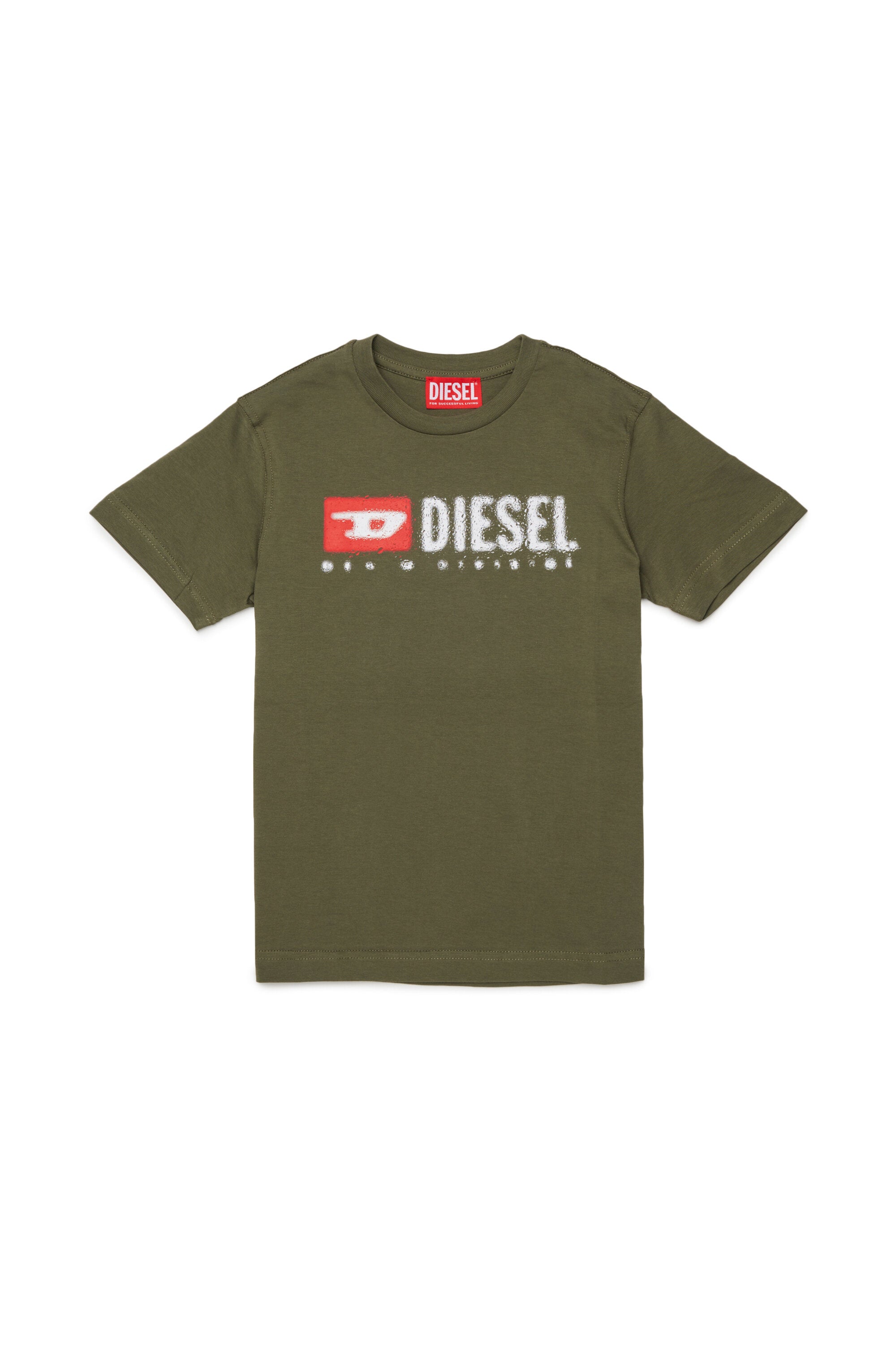 Camiseta de jersey con logotipo Diesel Denim Division