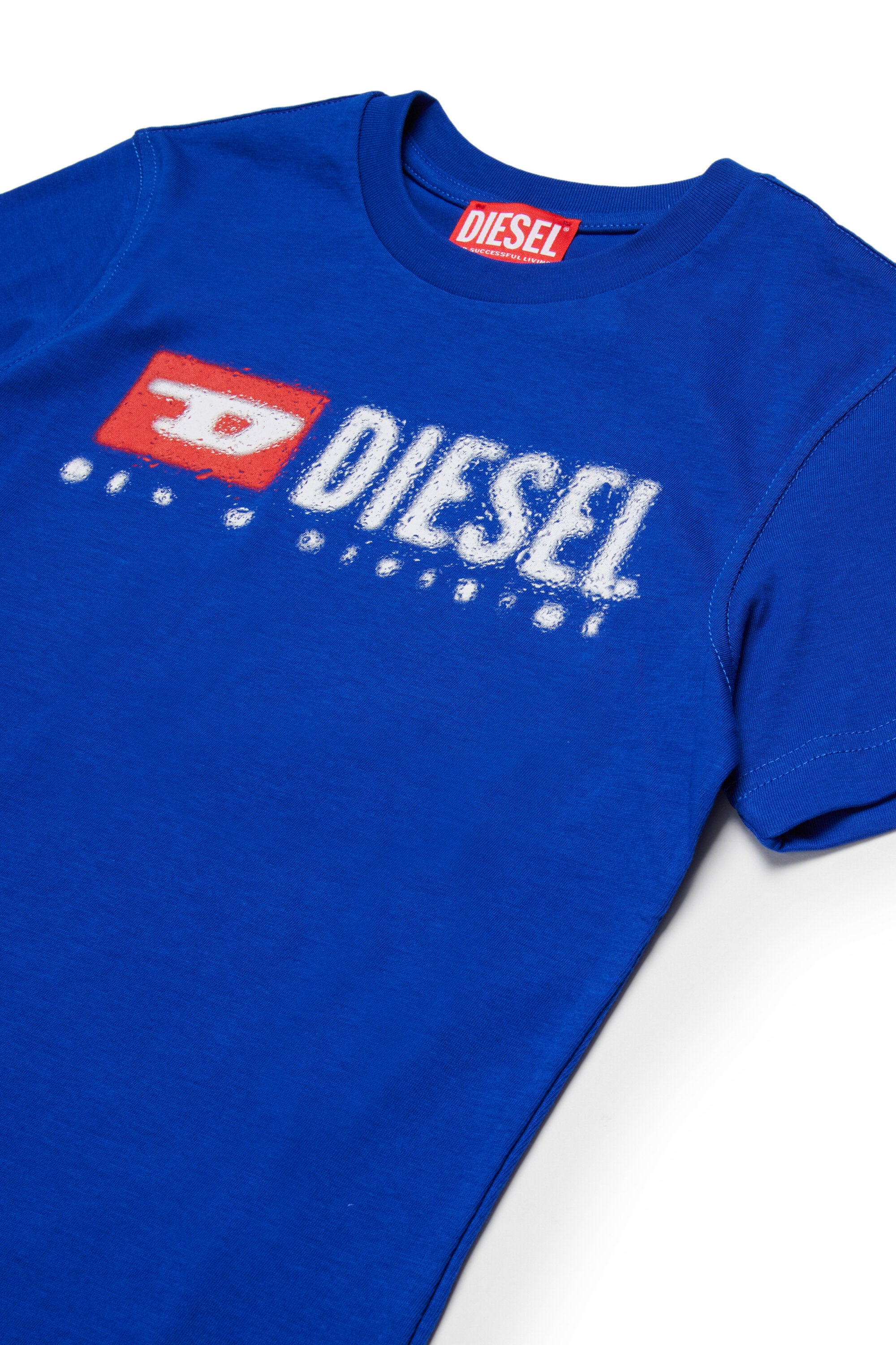 Camiseta de jersey con logotipo Diesel Denim Division