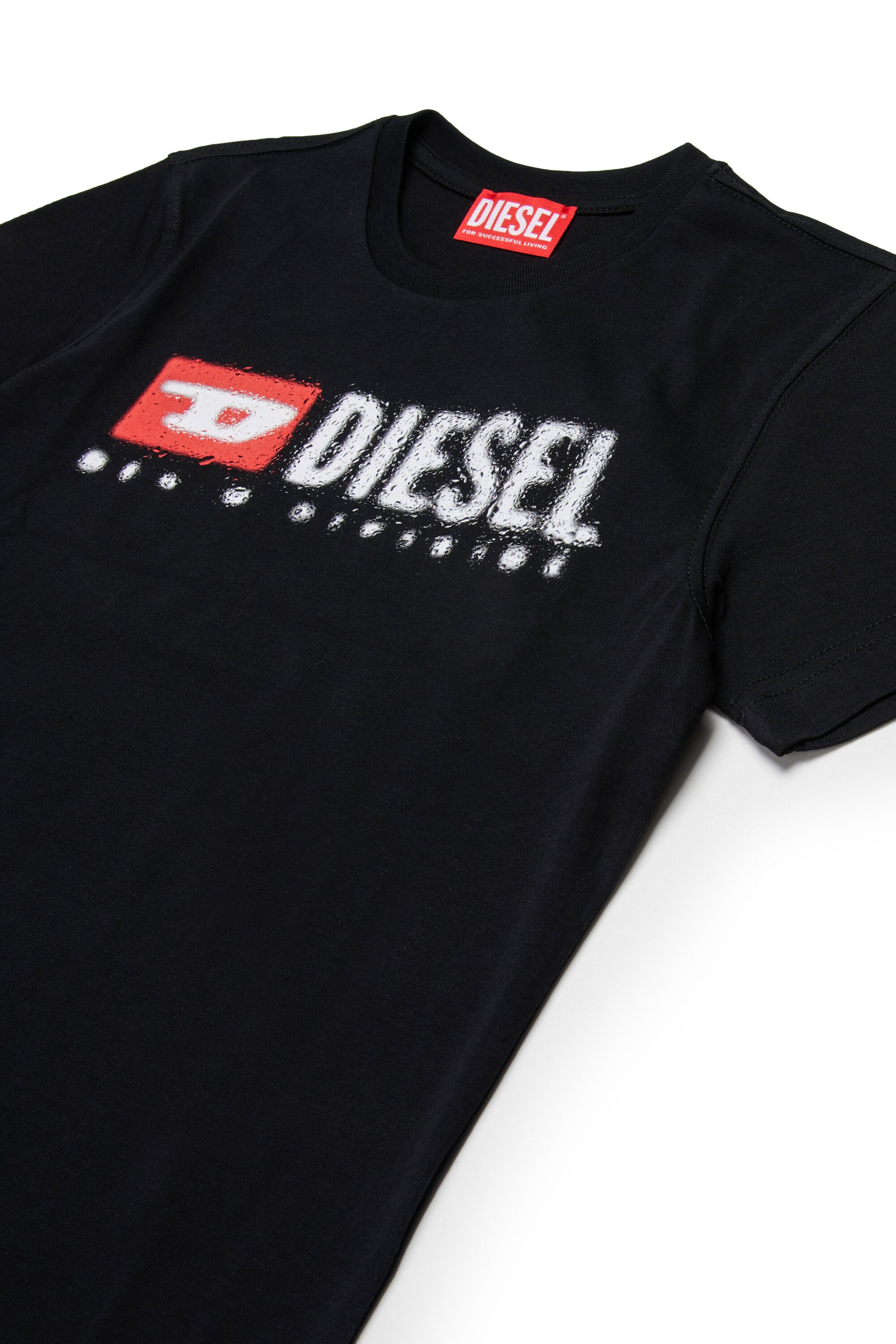 Camiseta de jersey con logotipo Diesel Denim Division