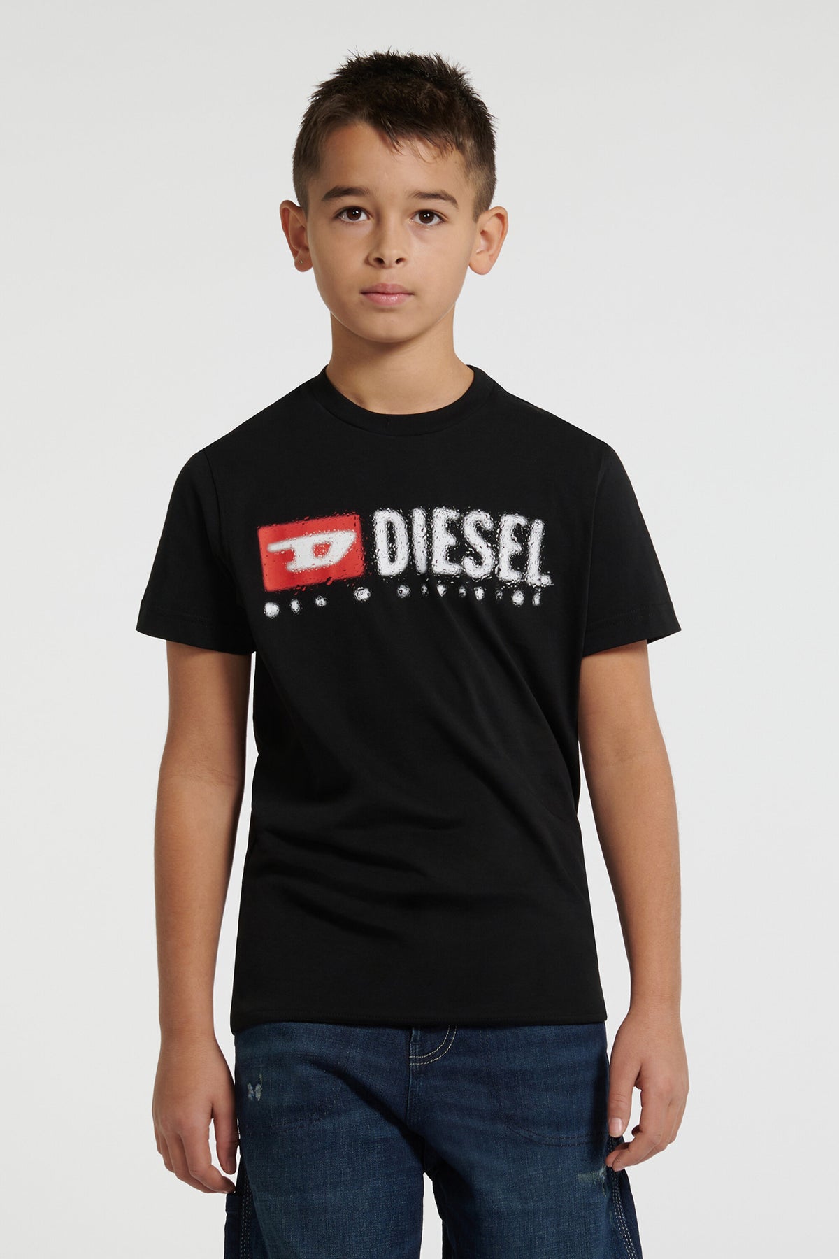 Diesel Denim Division logo jersey T-shirt