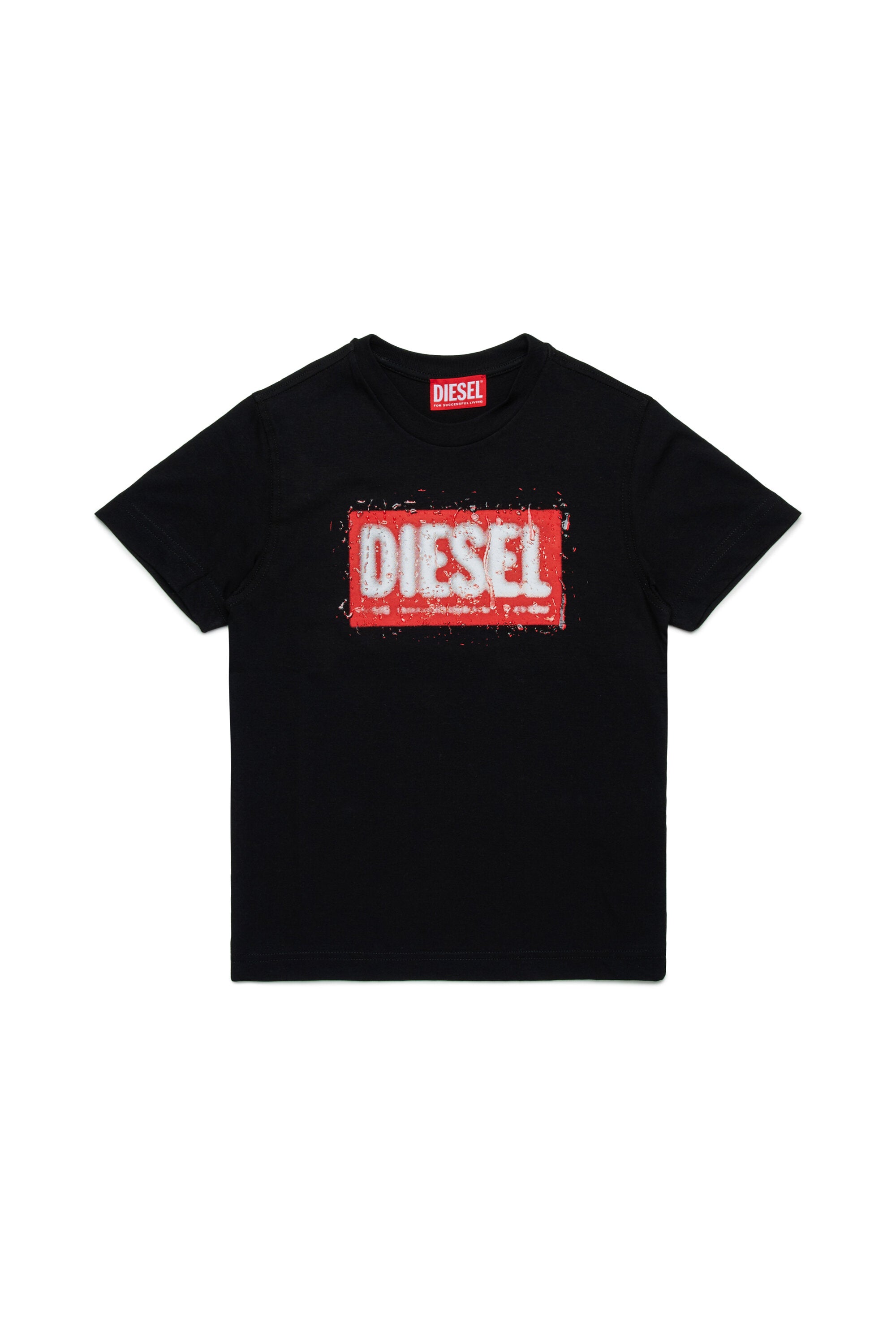 Camiseta de jersey con logotipo Diesel Denim Division