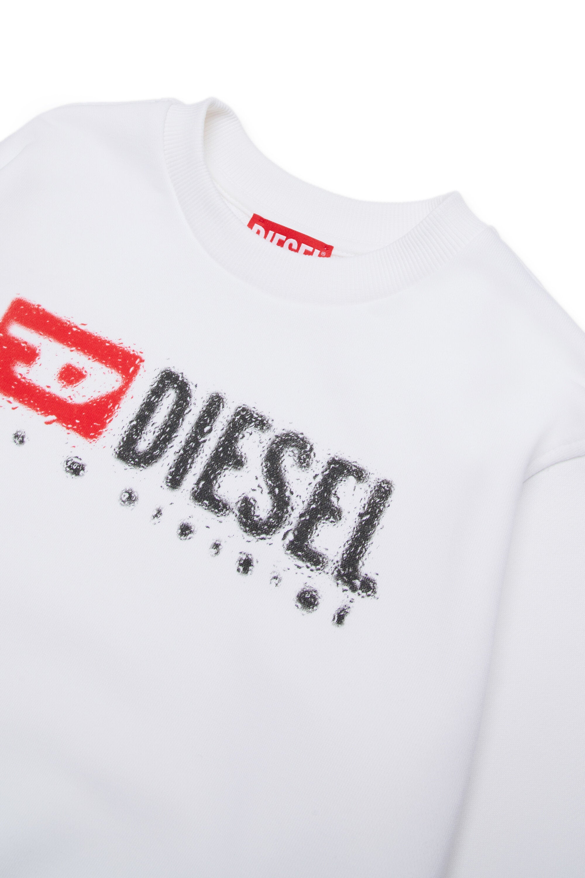 DIESEL boy's crew-neck sweatshirt branded with logo | BRAVE KID