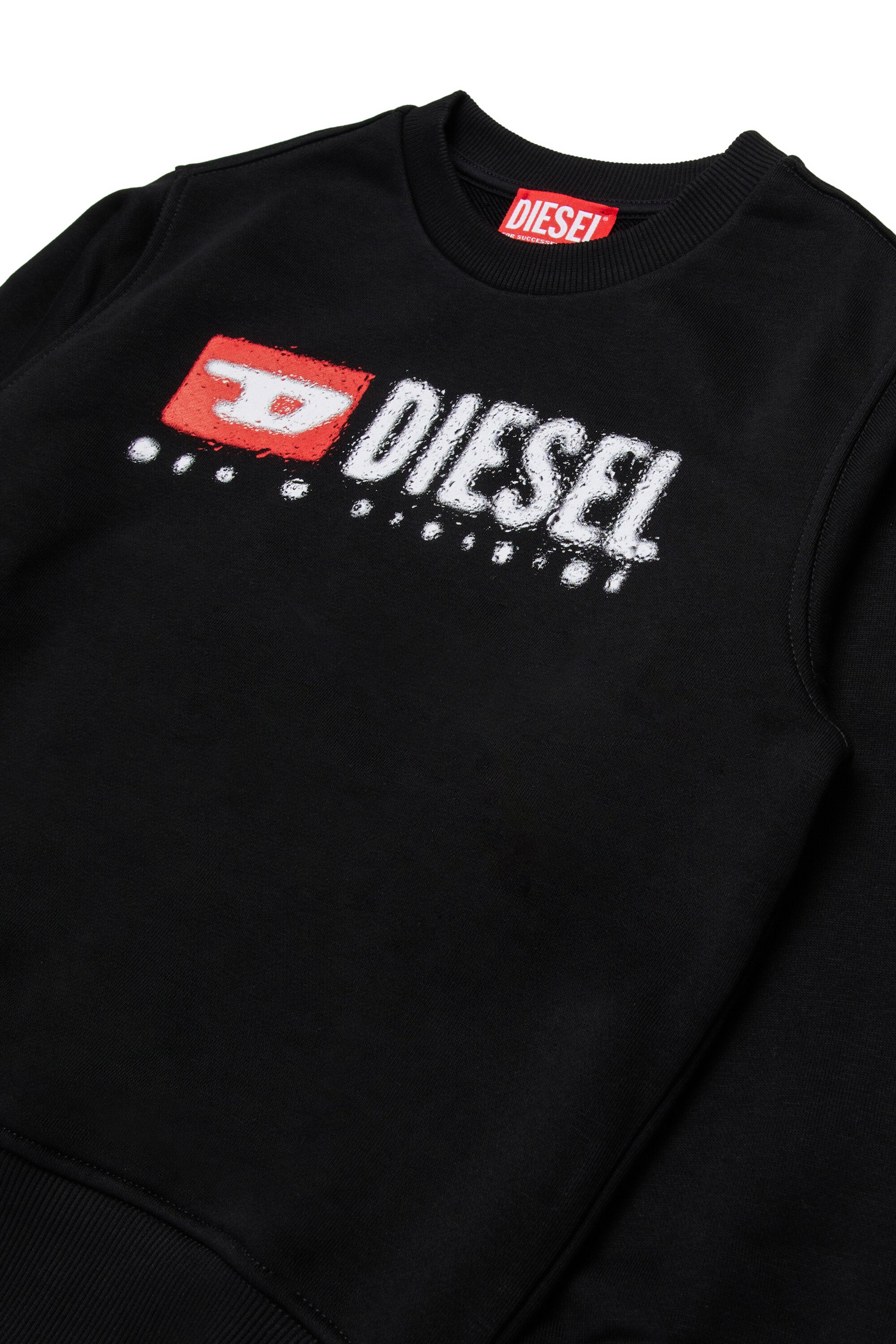 DIESEL boy's crew-neck sweatshirt branded with logo | BRAVE KID
