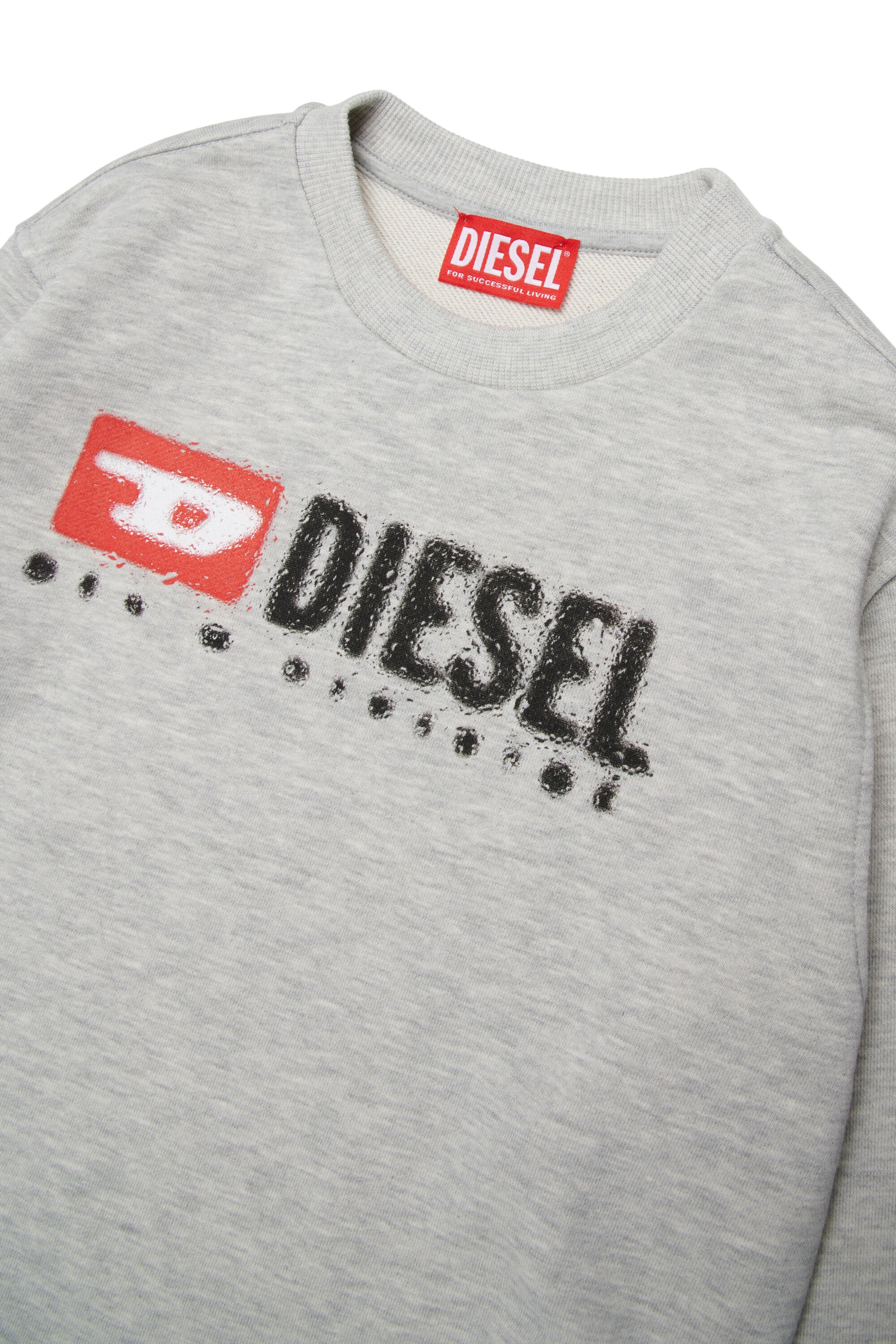 Sudadera de cuello redondo con logotipo Diesel Denim Division