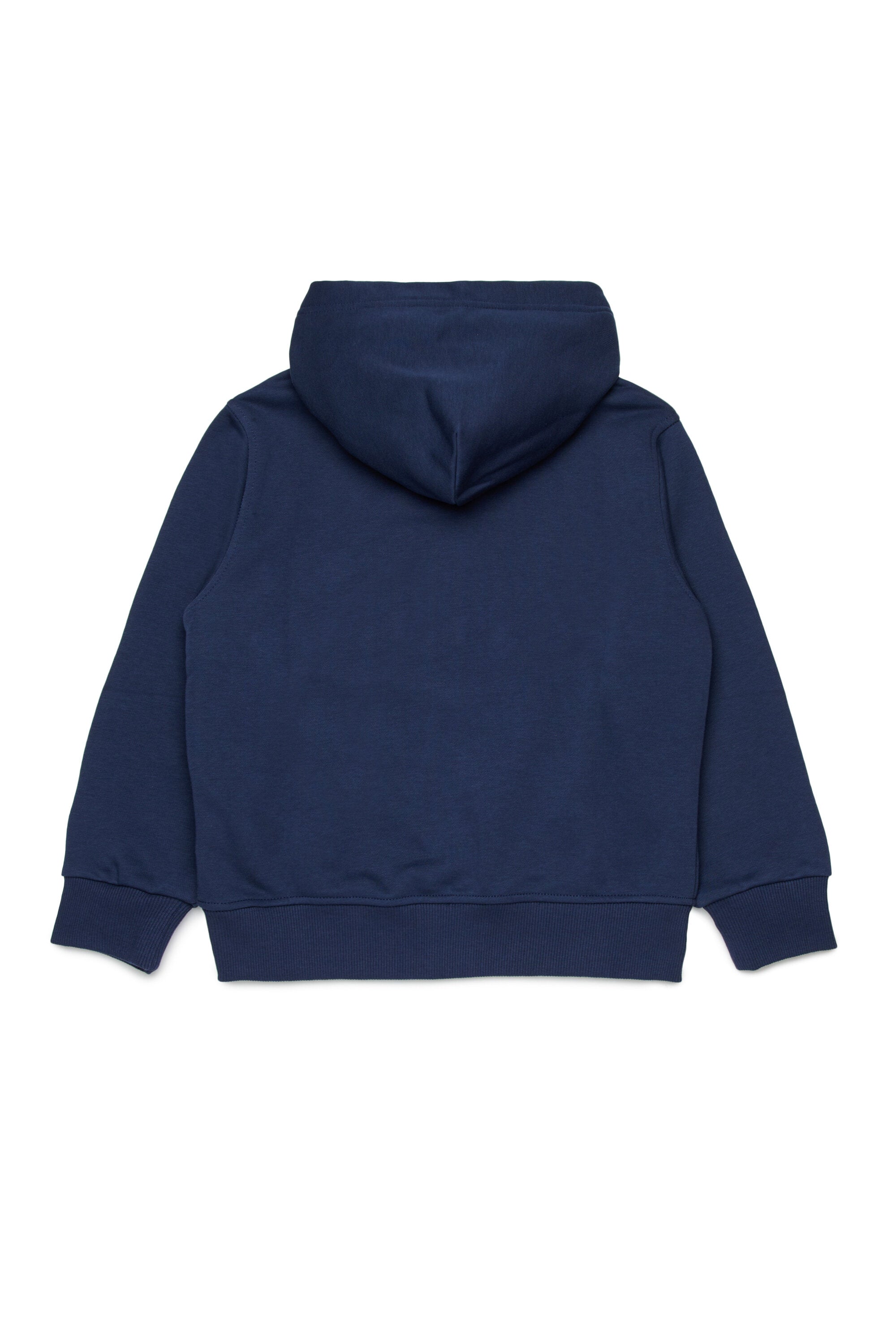 Sudadera con capucha y cremallera Diesel Denim Division con logotipo