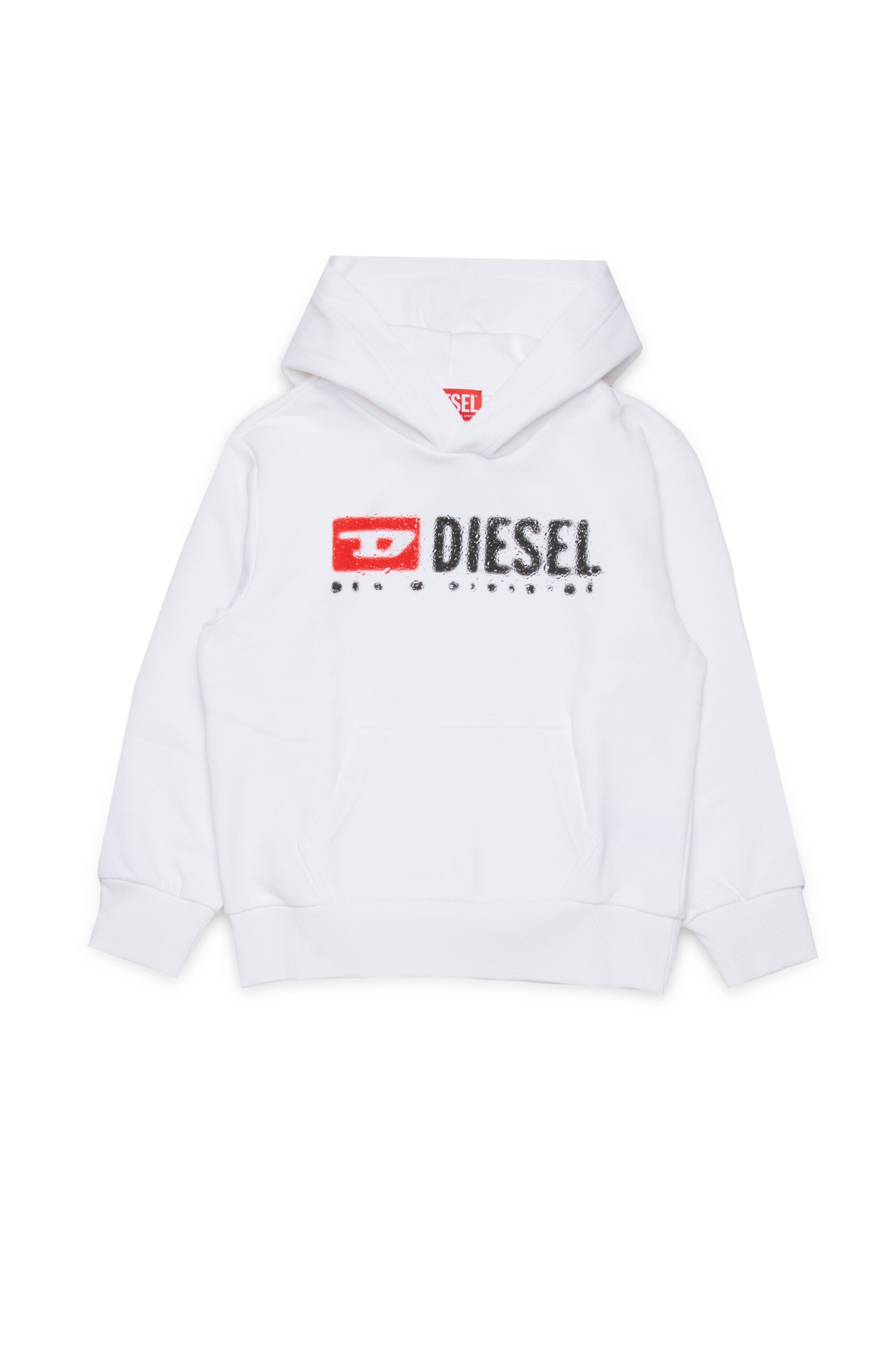 Sudadera con capucha y logotipo Diesel Denim Division