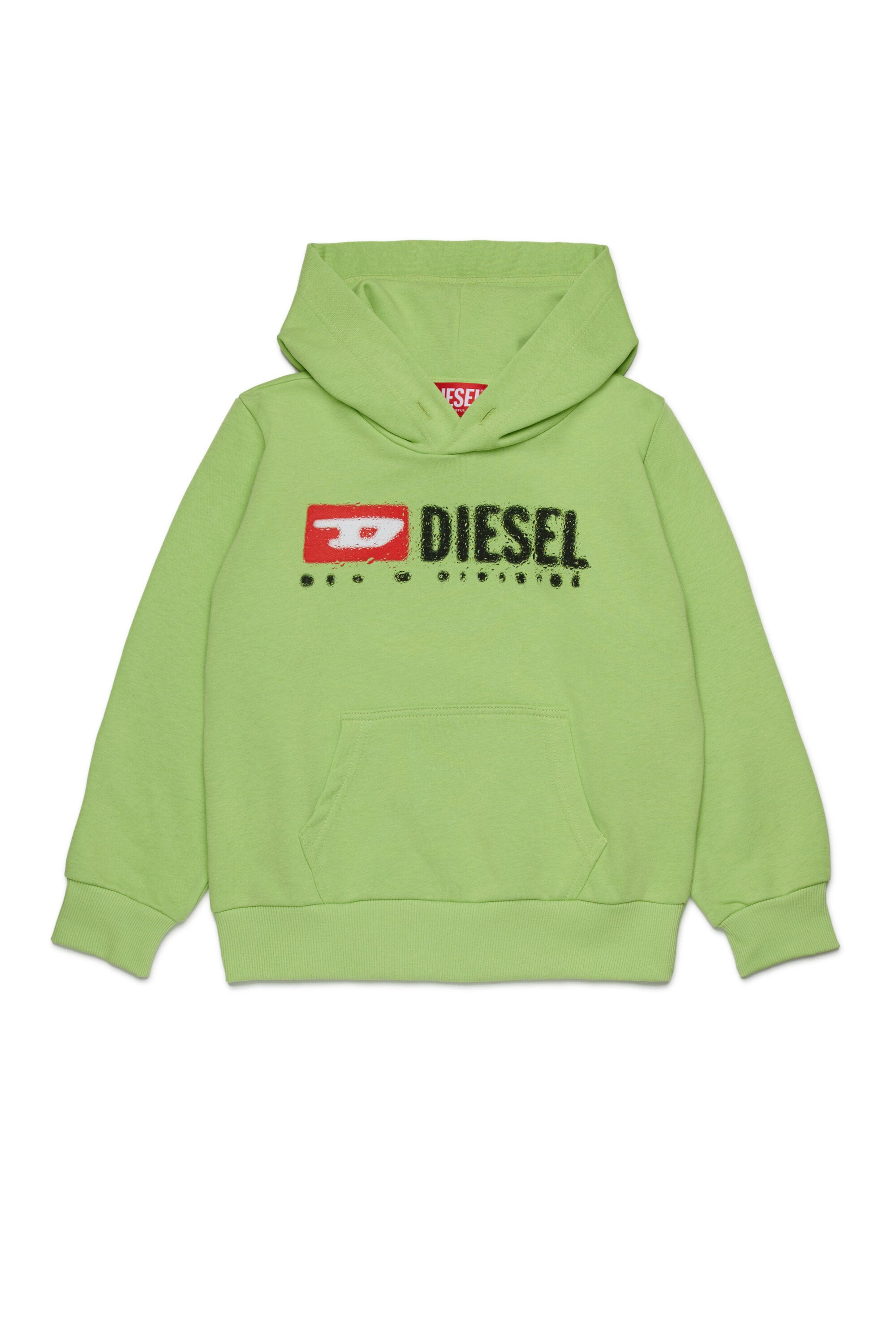 Sudadera con capucha y logotipo Diesel Denim Division