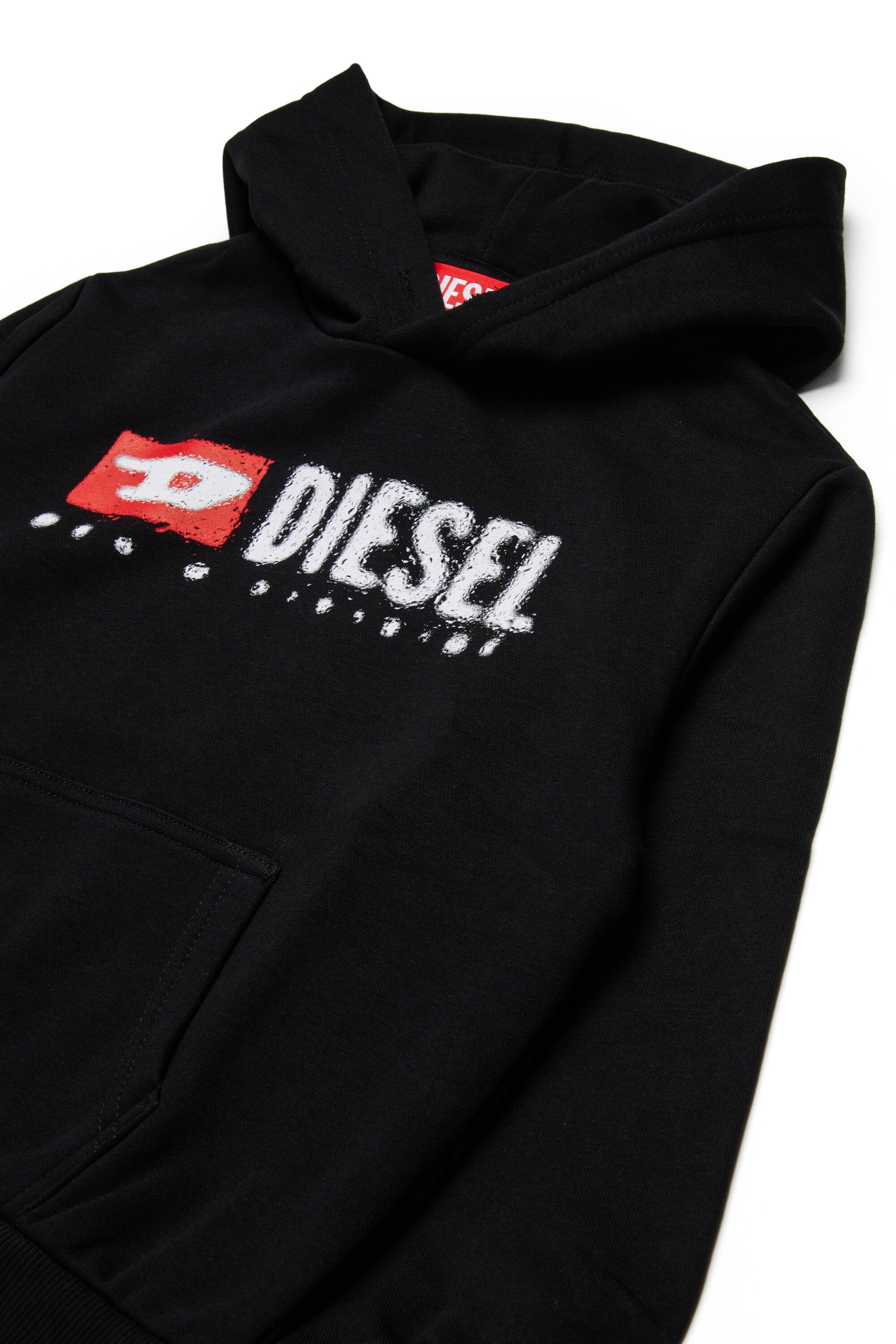 DIESEL boy's hooded sweatshirt with logo | BRAVE KID
