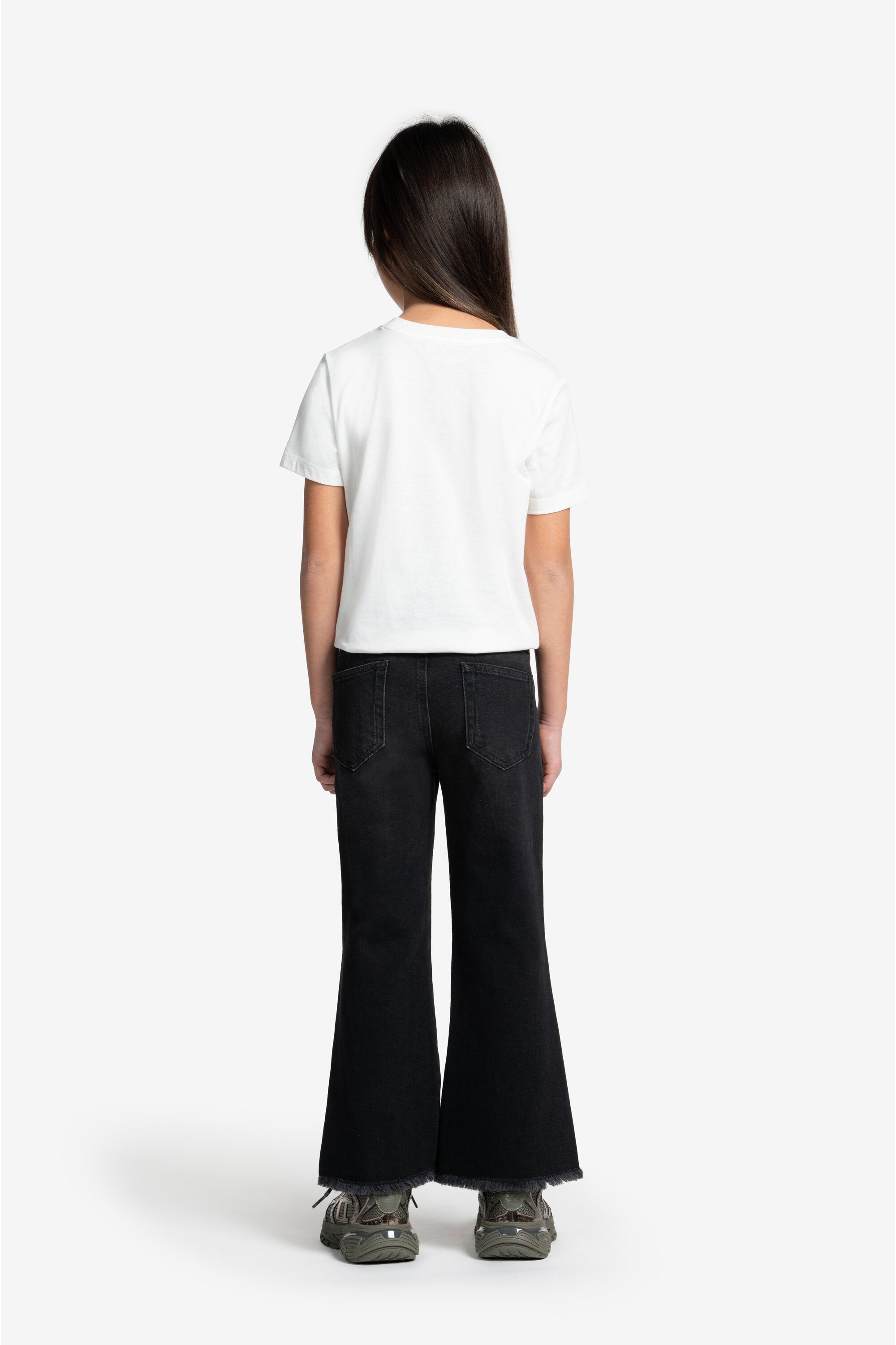 Vaqueros negros de corte bootcut - D-Prilla