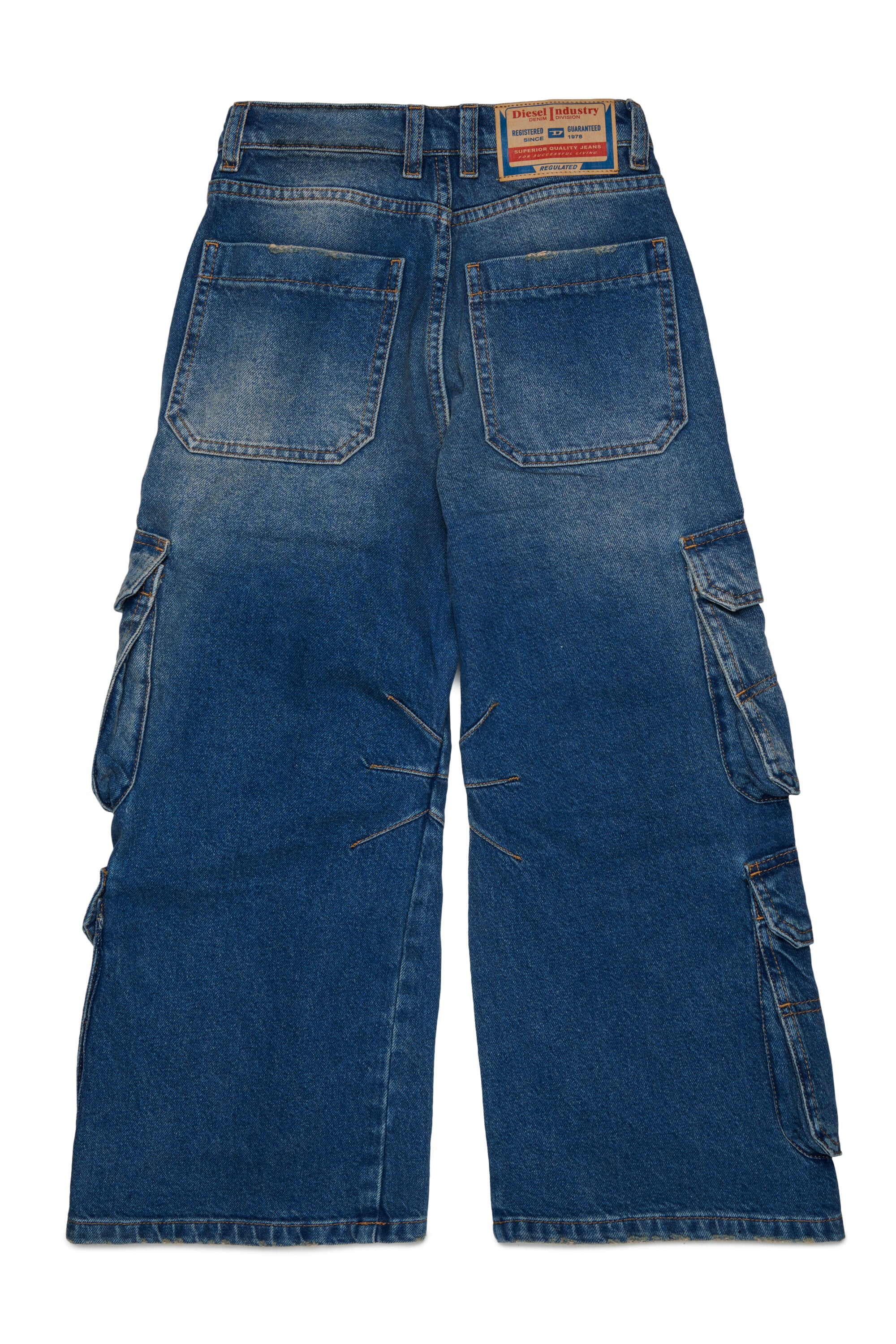 Jeans corte relajado cargo - D-Argjx Cargo