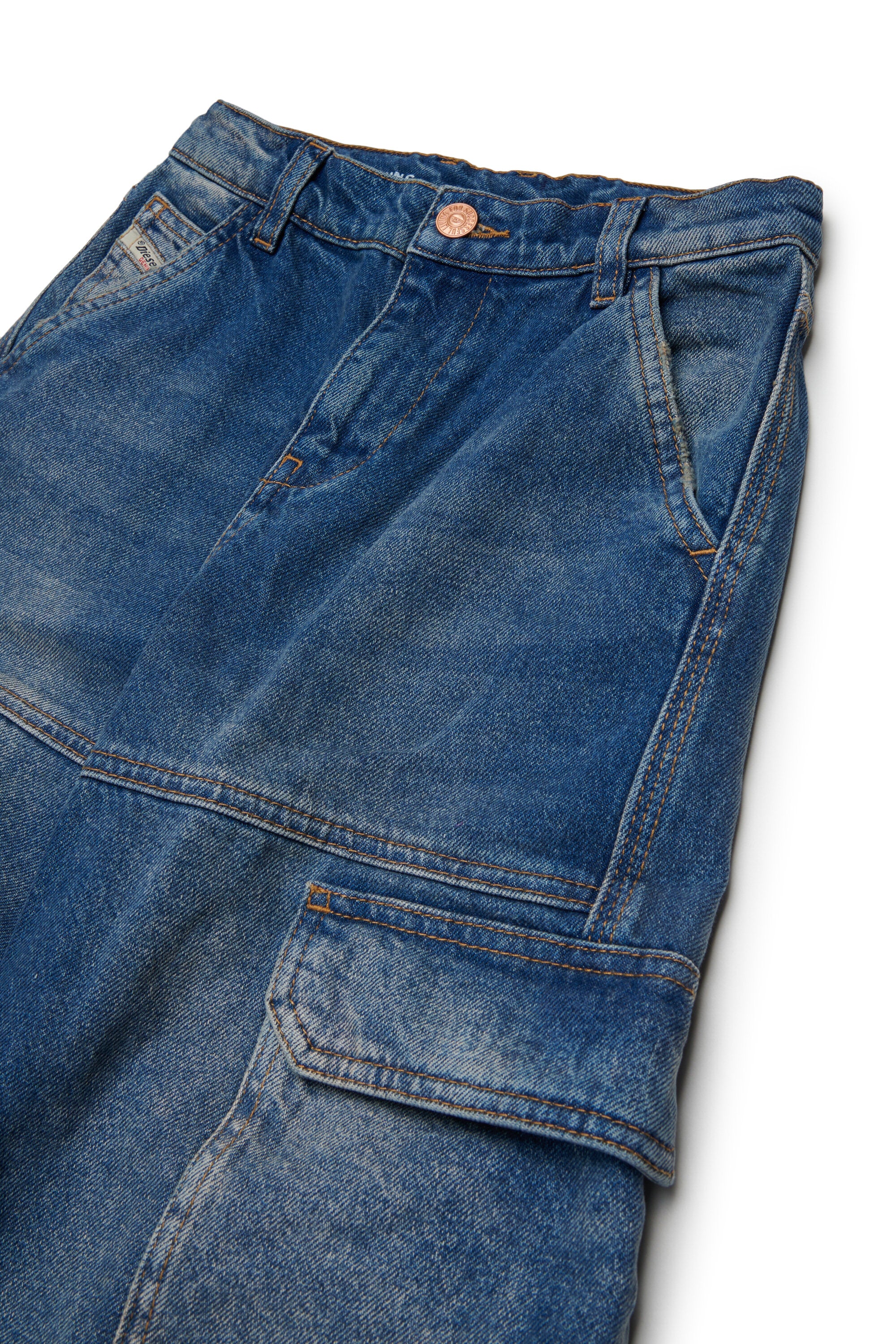 Jeans corte relajado cargo - D-Argjx Cargo
