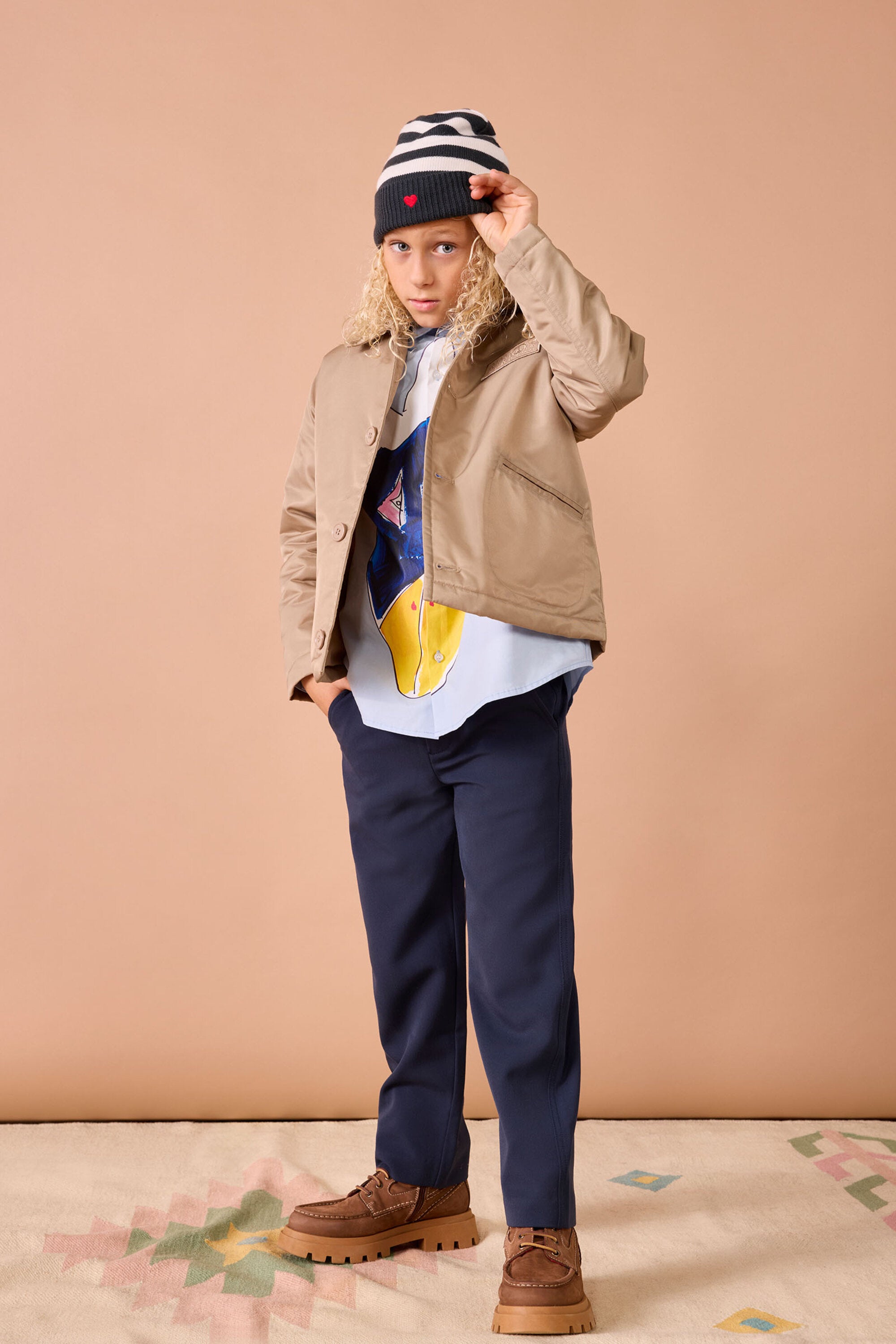 Pantalones formales de lana fría