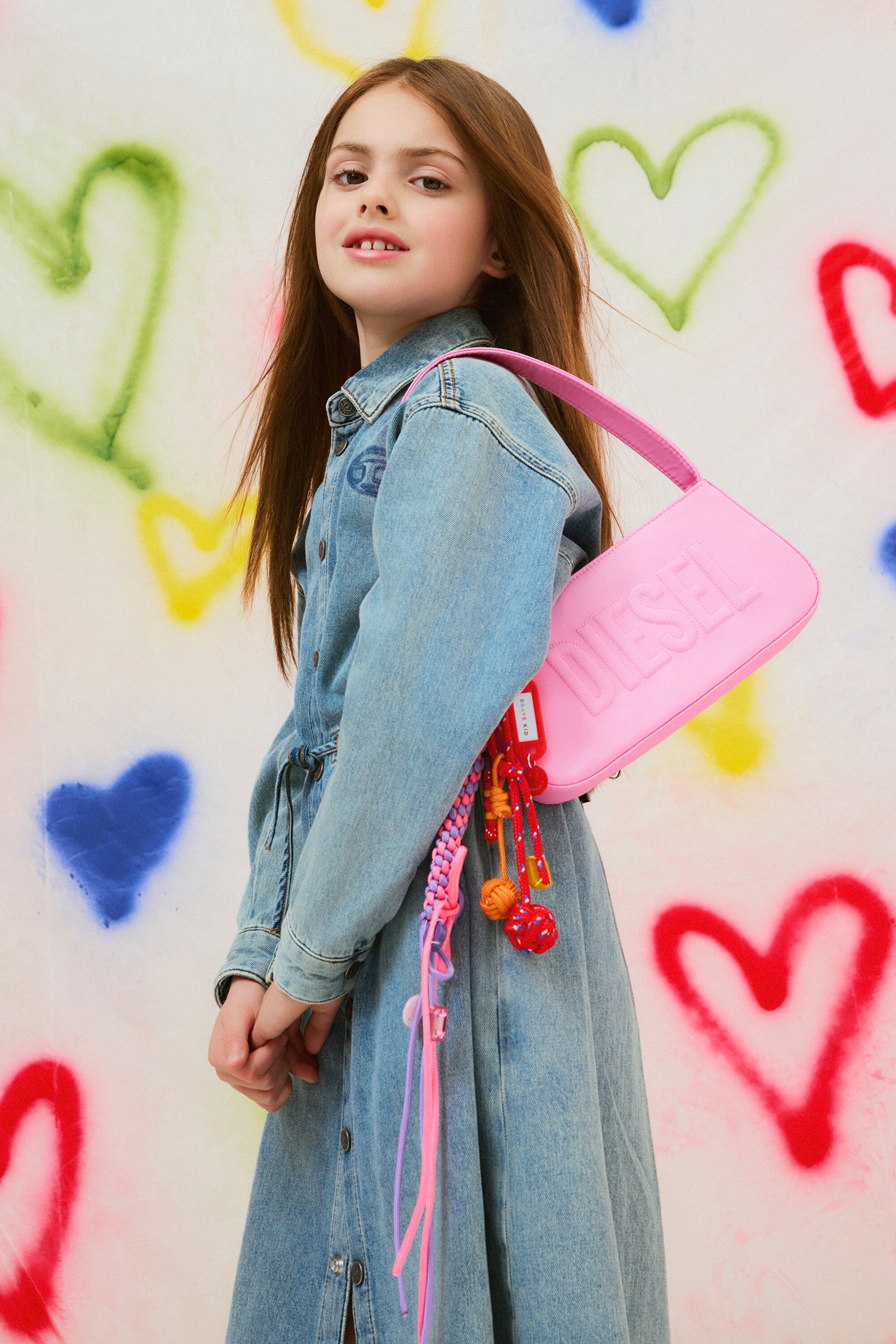 DIESEL girl's WDELIA bag branded with logo | BRAVE KID