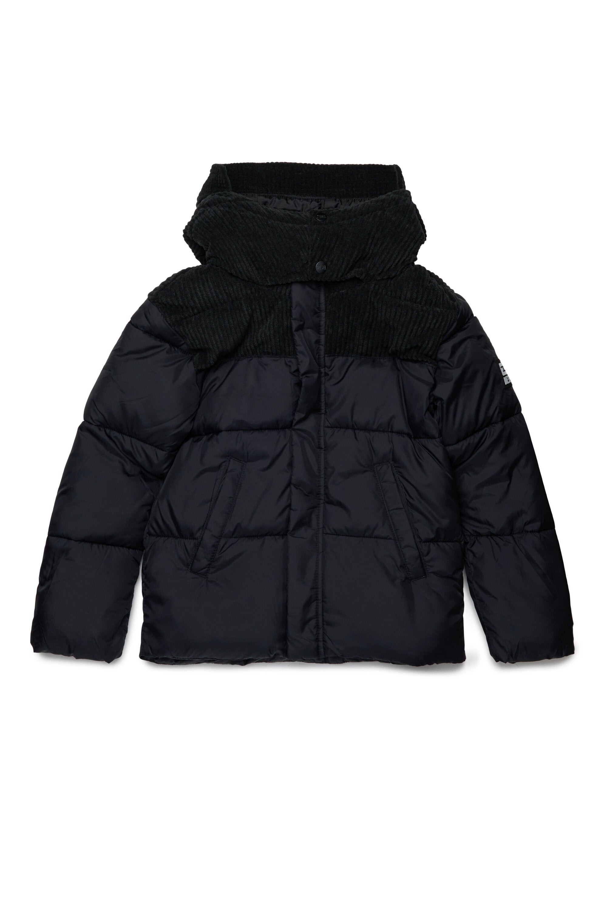 Chaqueta acolchada con logotipo