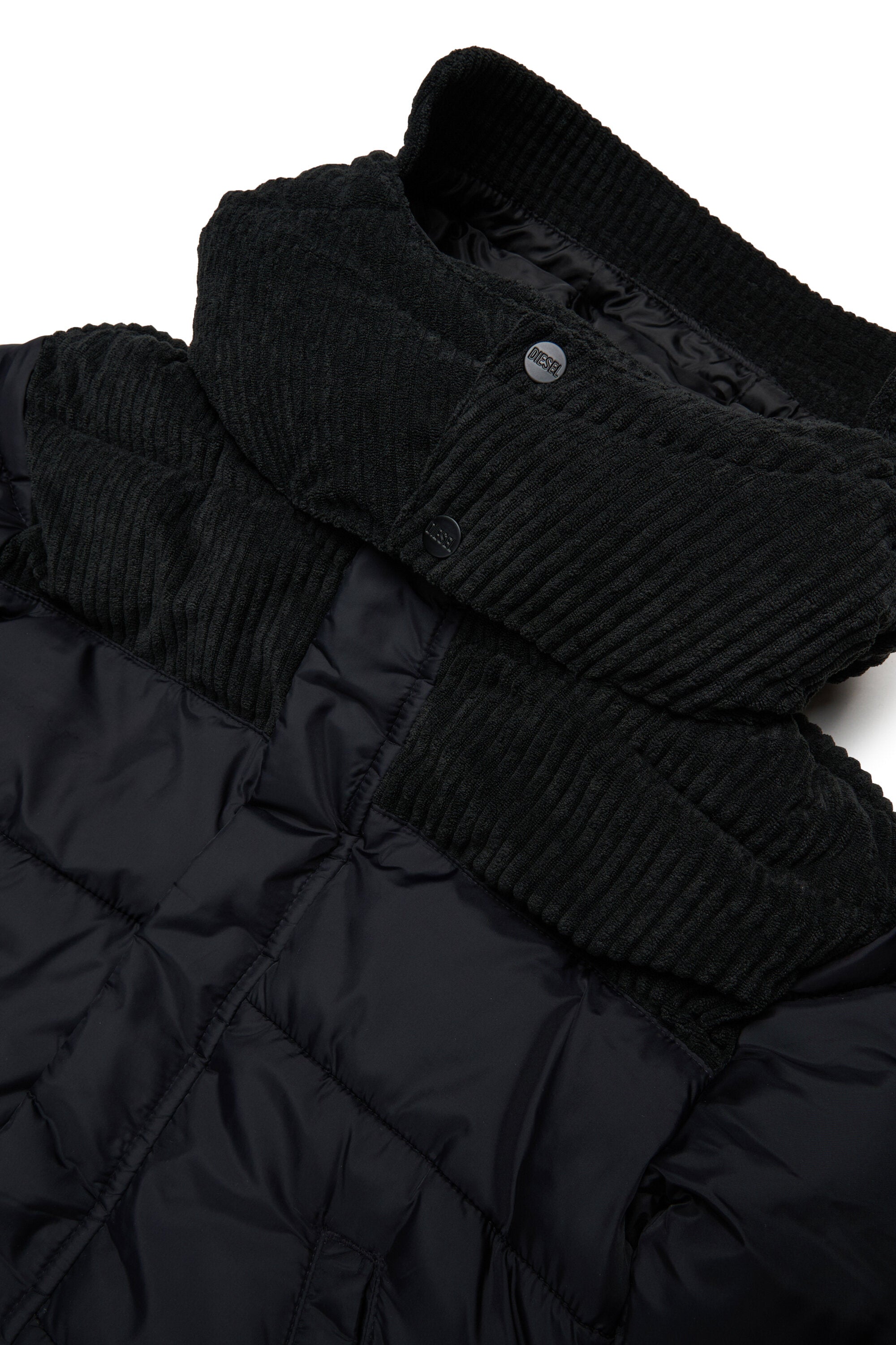 Chaqueta acolchada con logotipo