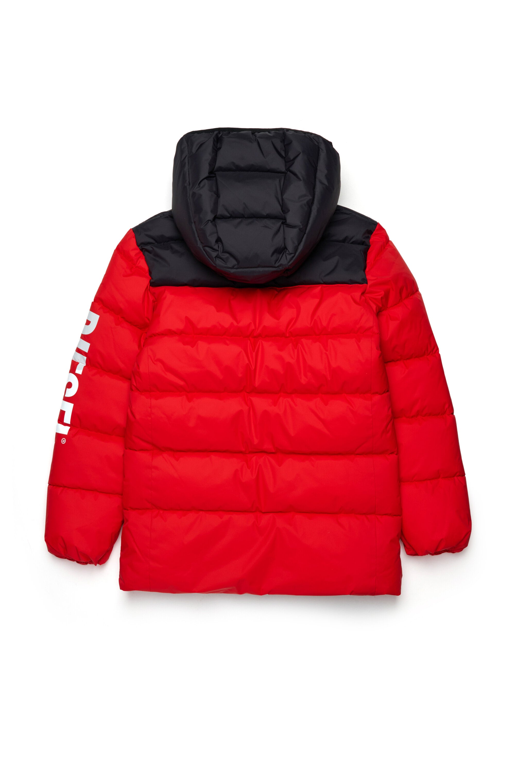 Chaqueta acolchada con logotipo